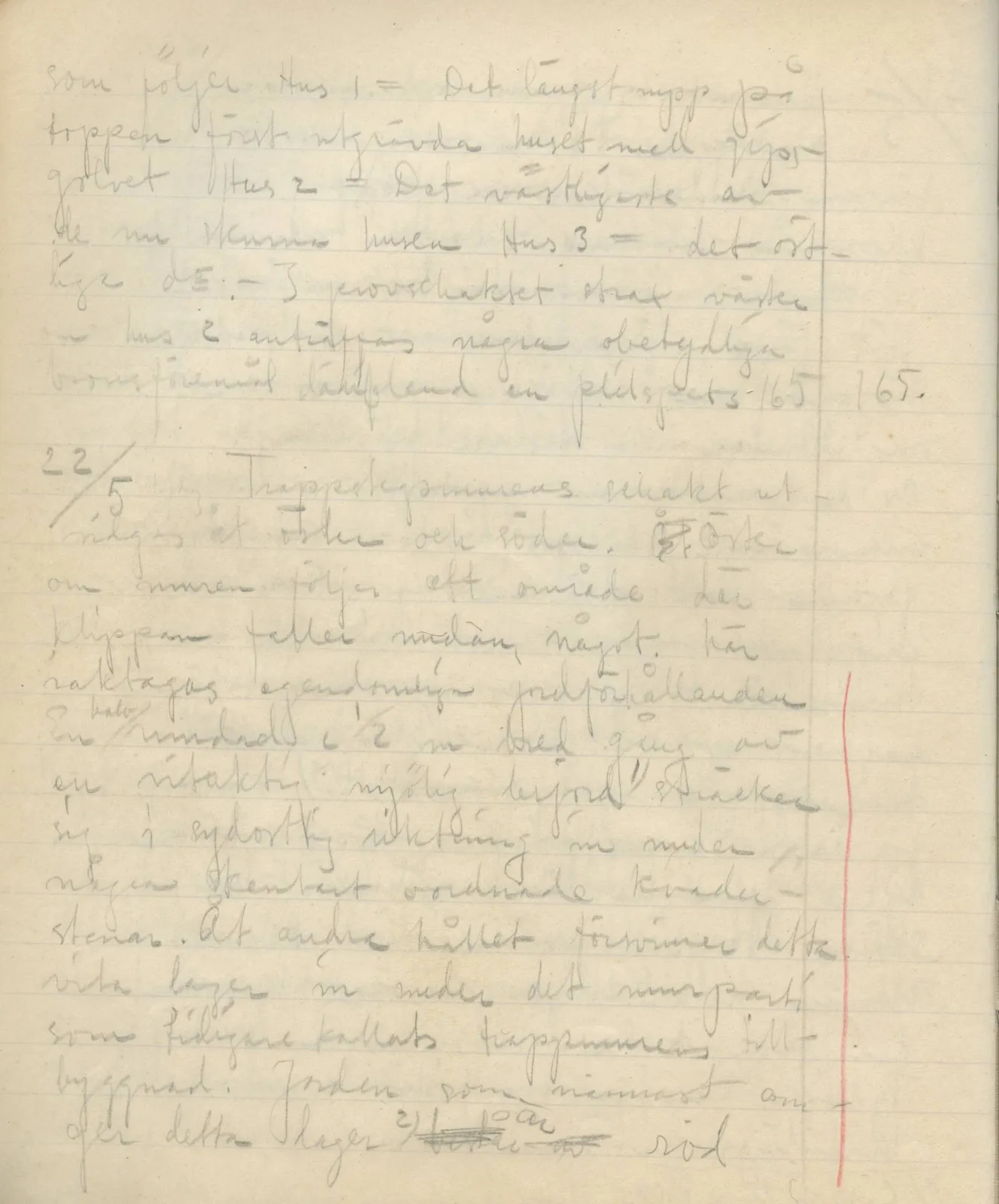 Scan 96 of field diary DII:3a (Vouni I), handwritten in Swedish. The transcription and translation follow.
