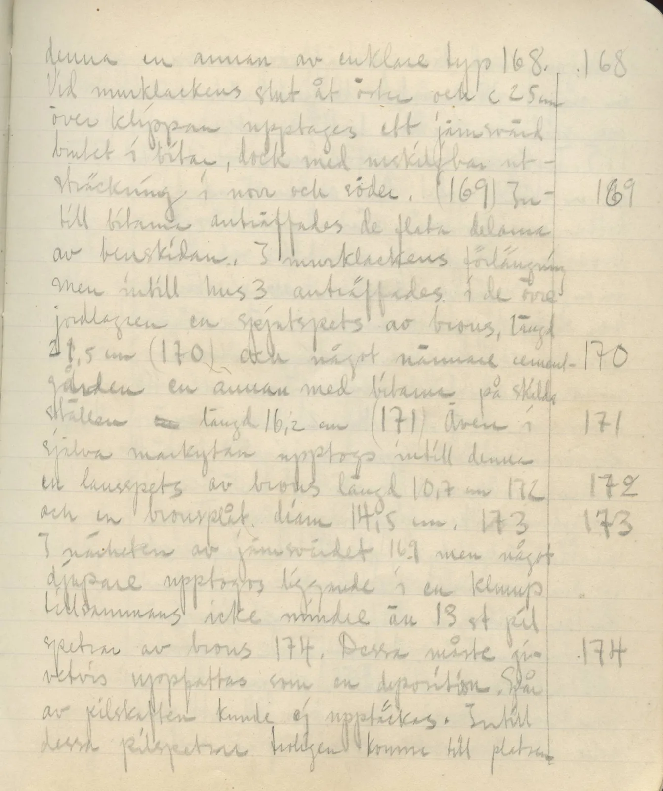 Scan 101 of field diary DII:3a (Vouni I), handwritten in Swedish. The transcription and translation follow.