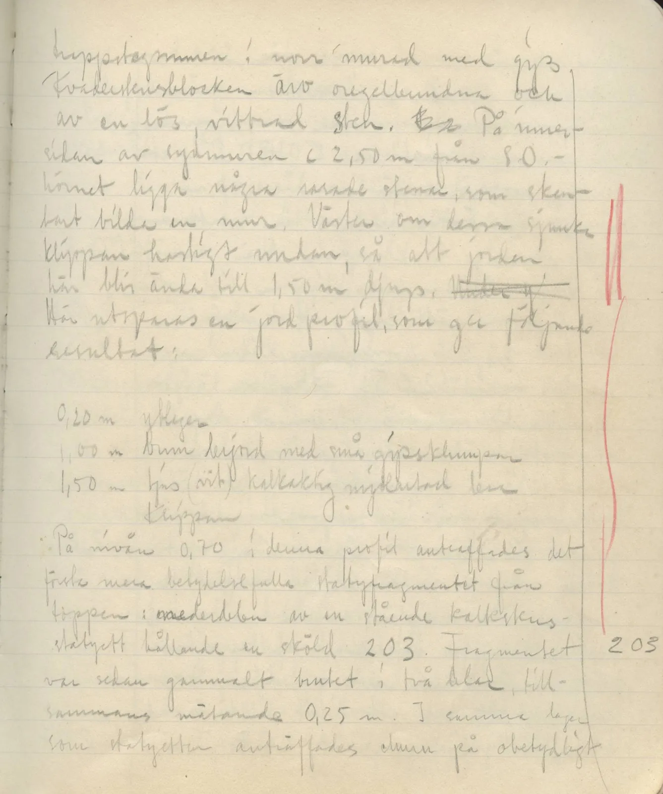 Scan 111 of field diary DII:3a (Vouni I), handwritten in Swedish. The transcription and translation follow.