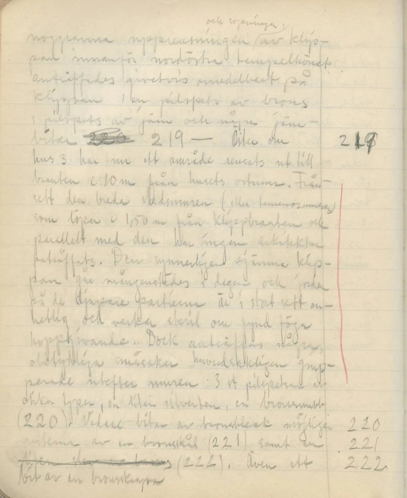 Scan 118 of field diary DII:3a (Vouni I), handwritten in Swedish. The transcription and translation follow.