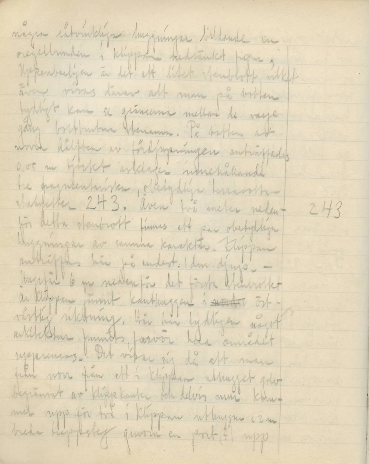 Scan 138 of field diary DII:3a (Vouni I), handwritten in Swedish. The transcription and translation follow.