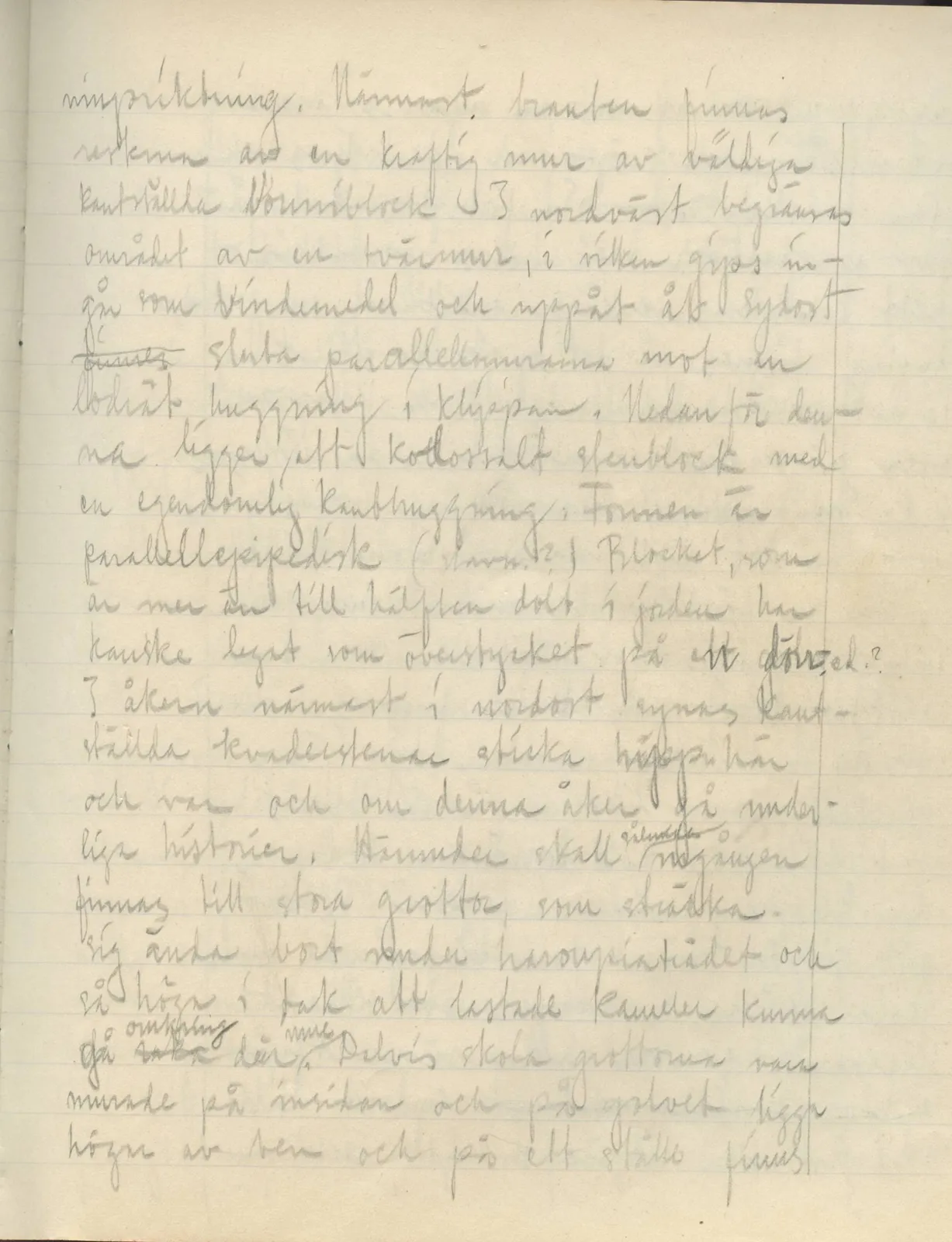 Scan 141 of field diary DII:3a (Vouni I), handwritten in Swedish. The transcription and translation follow.