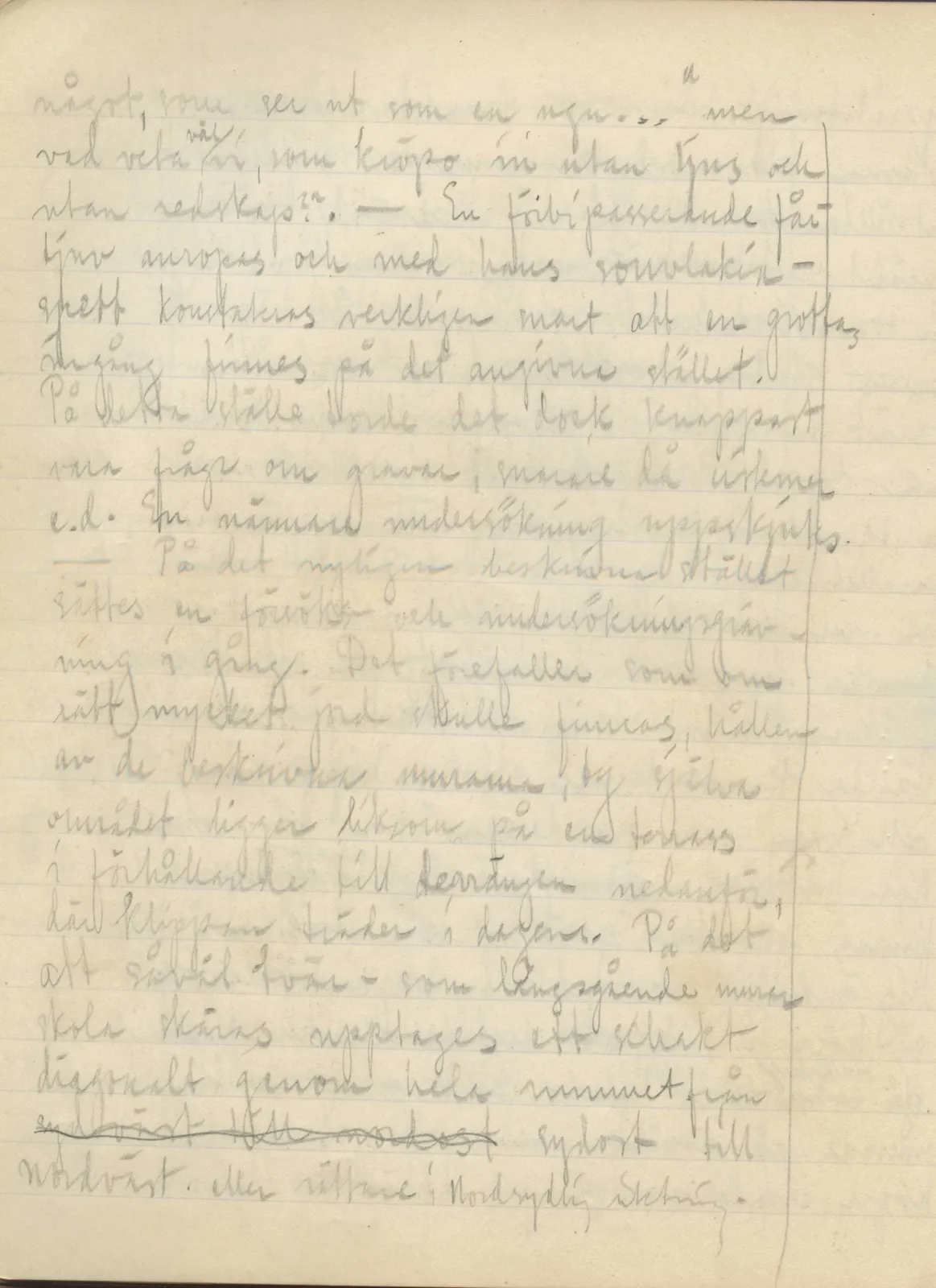 Scan 142 of field diary DII:3a (Vouni I), handwritten in Swedish. The transcription and translation follow.