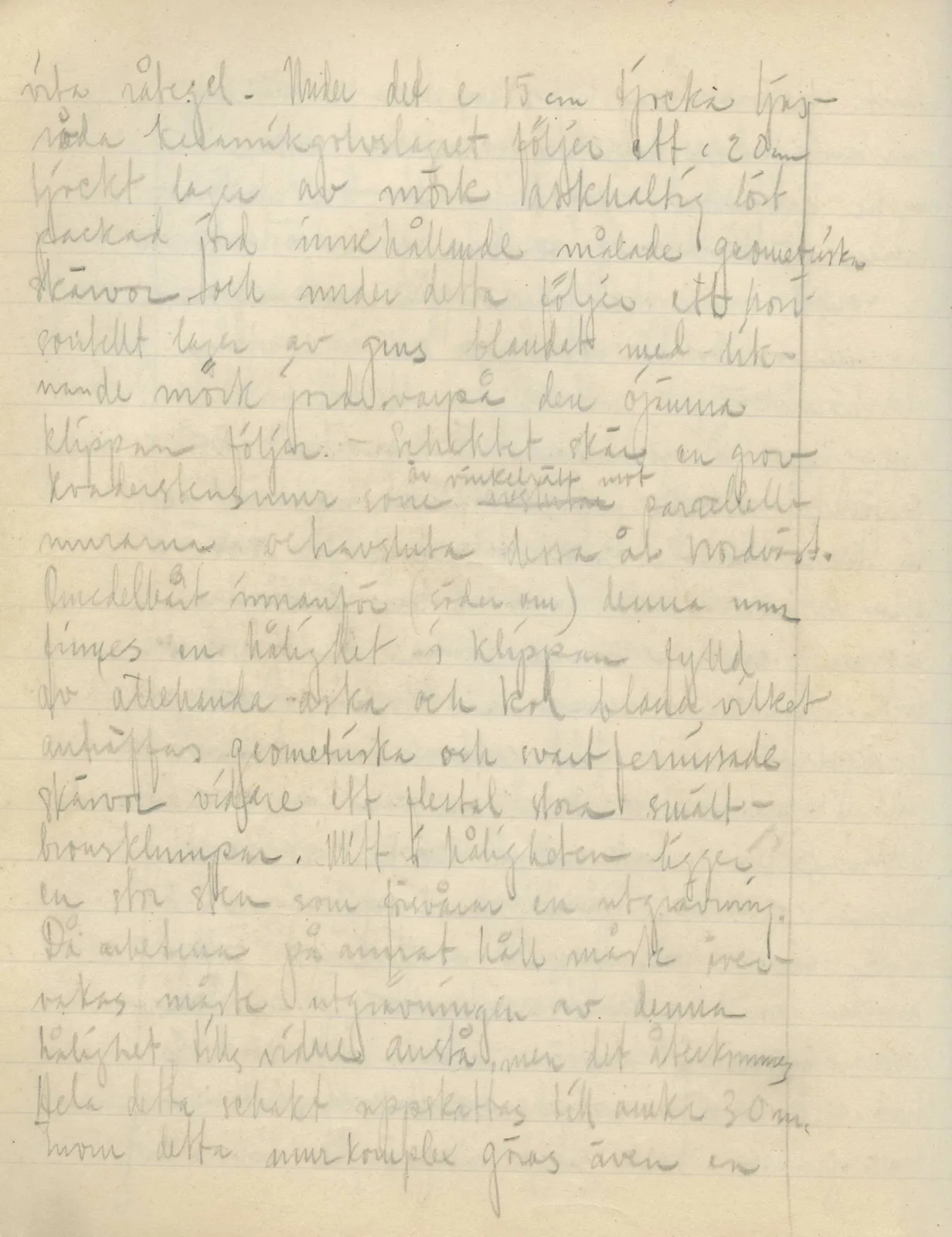 Scan 144 of field diary DII:3a (Vouni I), handwritten in Swedish. The transcription and translation follow.
