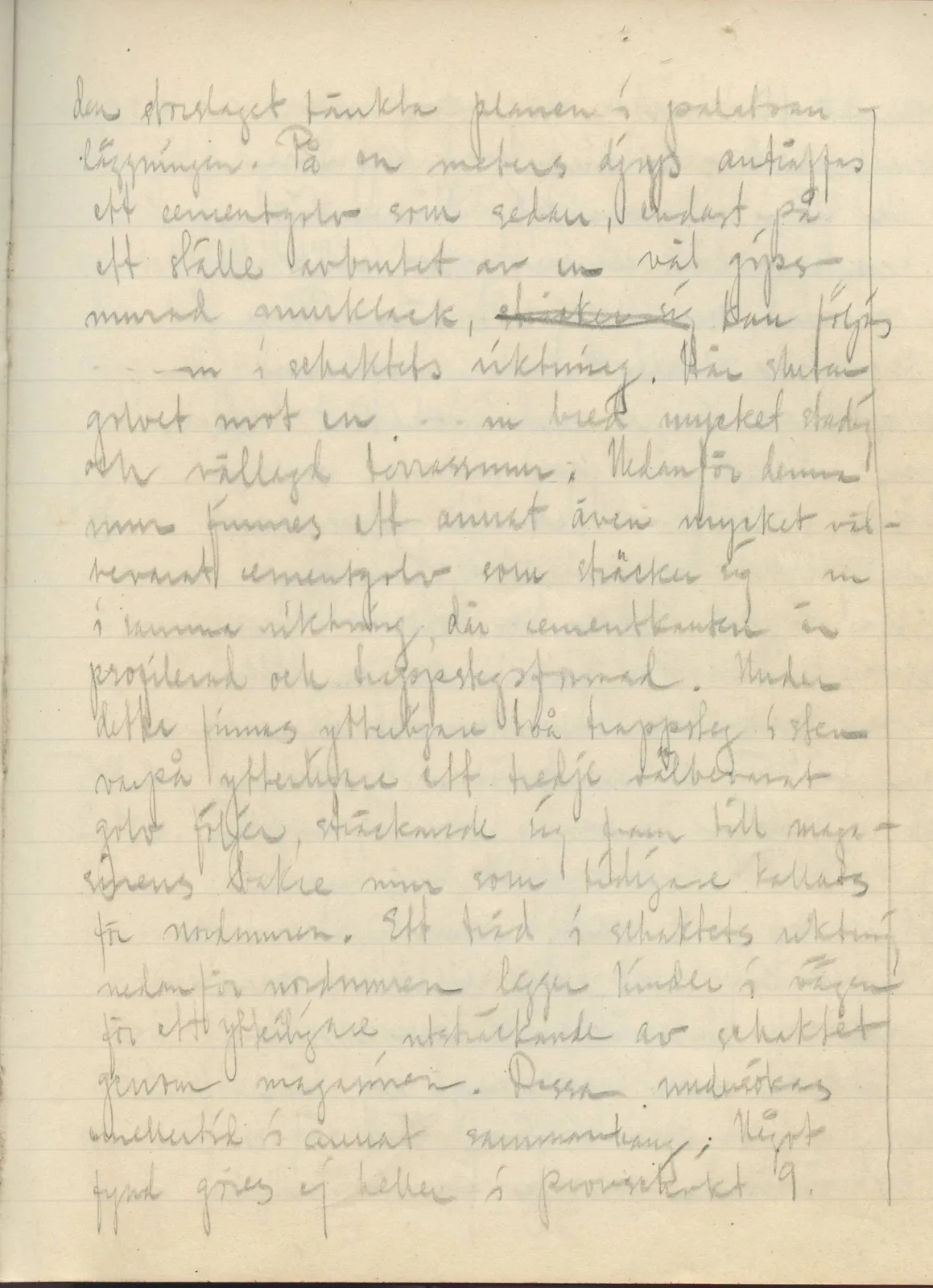 Scan 149 of field diary DII:3a (Vouni I), handwritten in Swedish. The transcription and translation follow.