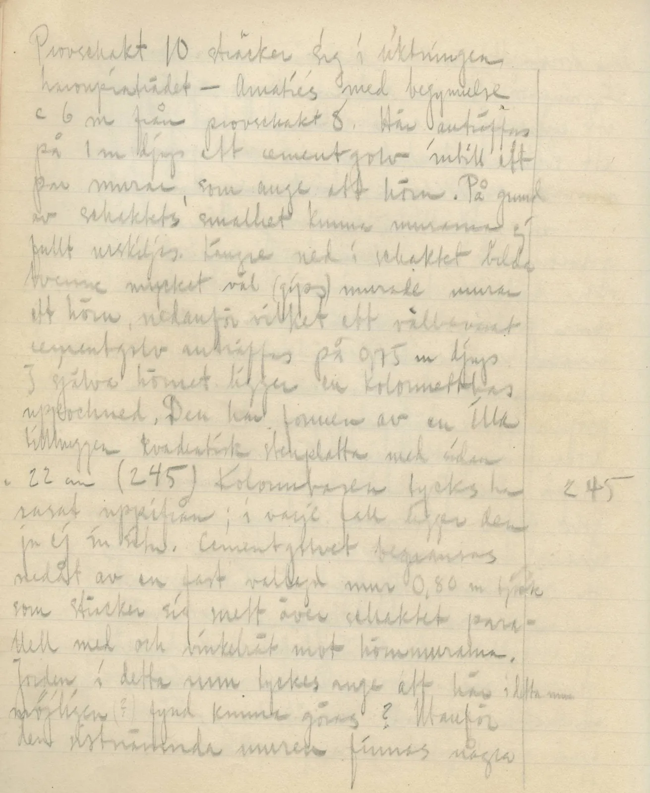 Scan 150 of field diary DII:3a (Vouni I), handwritten in Swedish. The transcription and translation follow.