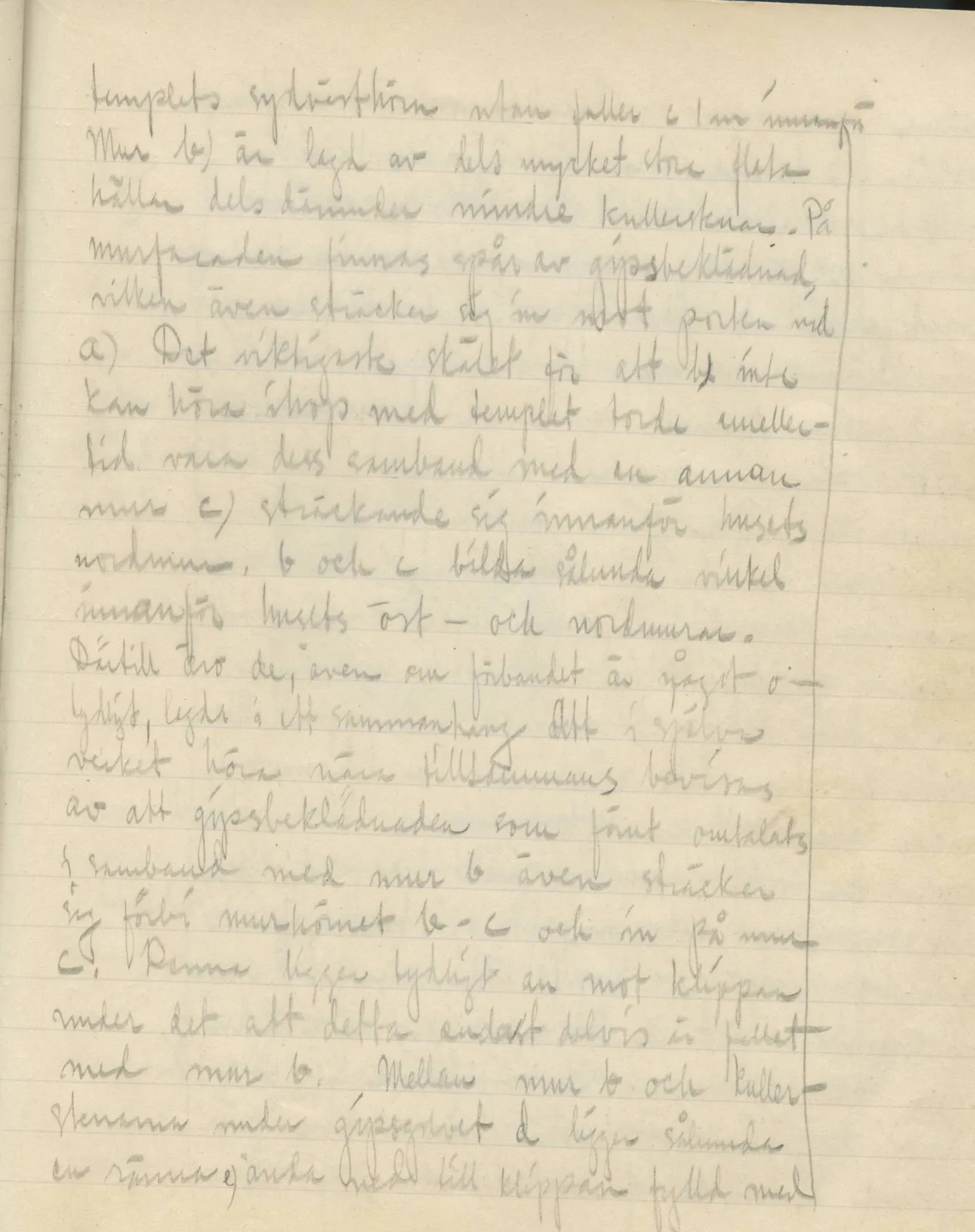 Scan 159 of field diary DII:3a (Vouni I), handwritten in Swedish. The transcription and translation follow.