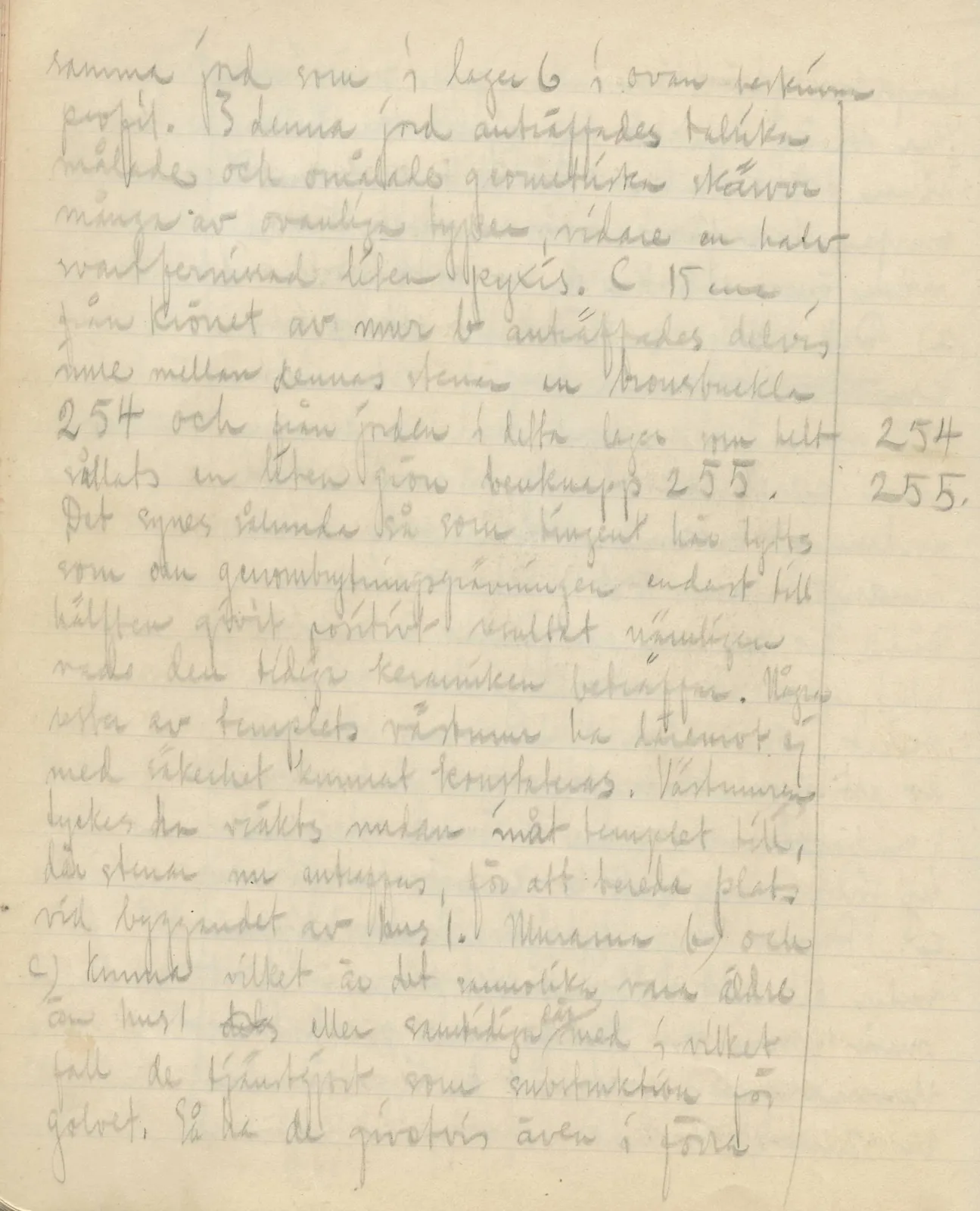 Scan 160 of field diary DII:3a (Vouni I), handwritten in Swedish. The transcription and translation follow.