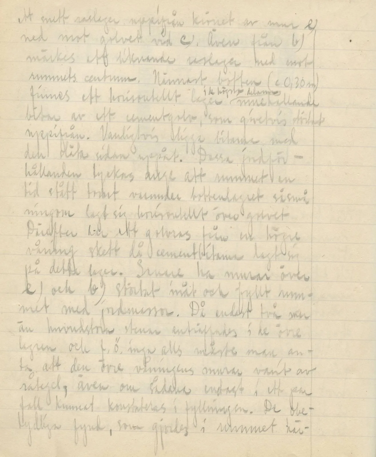 Scan 168 of field diary DII:3a (Vouni I), handwritten in Swedish. The transcription and translation follow.