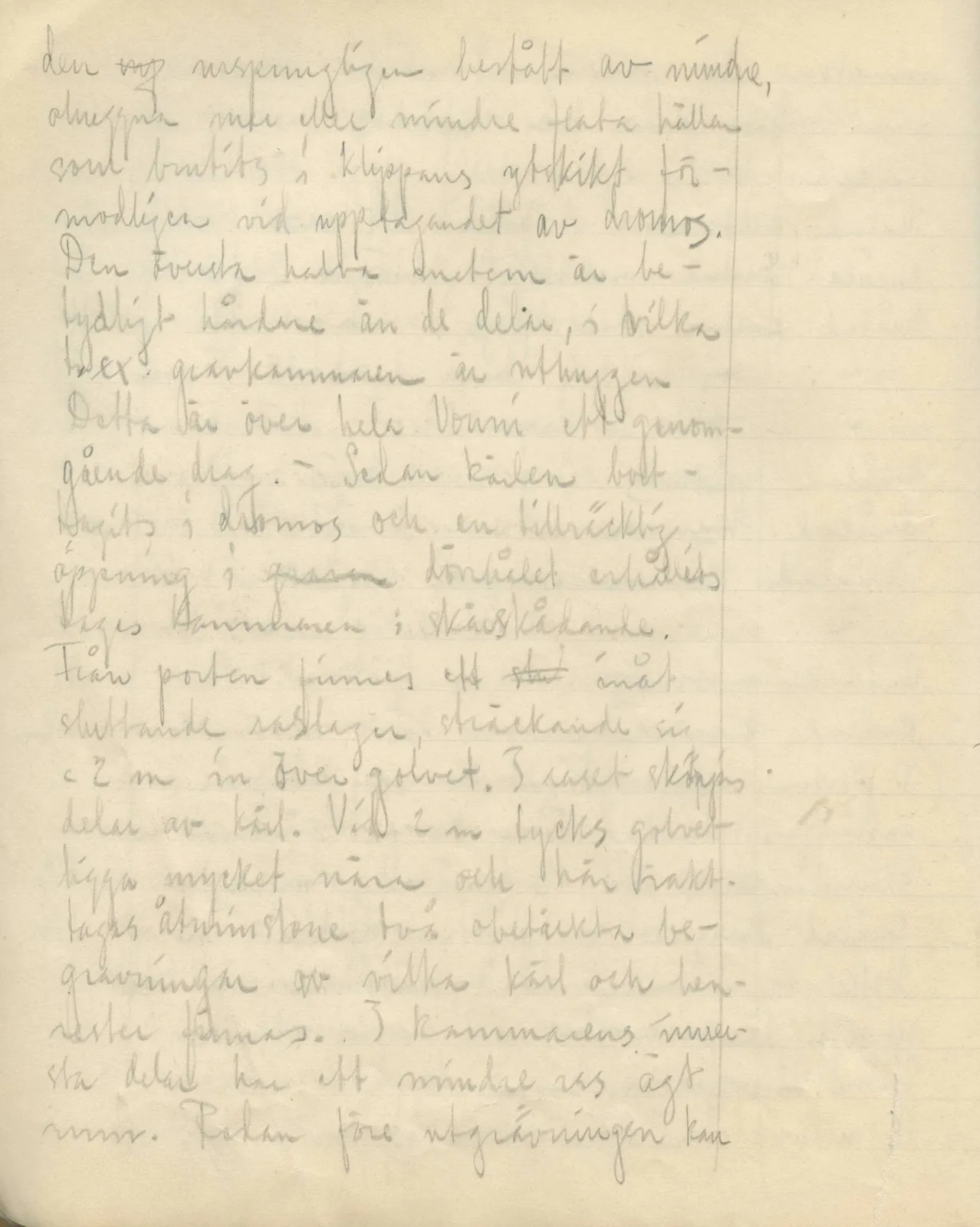 Scan 8 of field diary DII:3b (Vouni, Korakas and the palace), handwritten in Swedish. The transcription and translation follow.