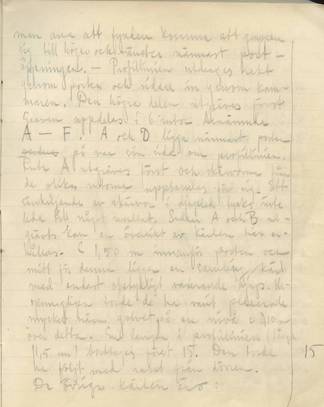 Scan 9 of field diary DII:3b (Vouni, Korakas and the palace), handwritten in Swedish. The transcription and translation follow.
