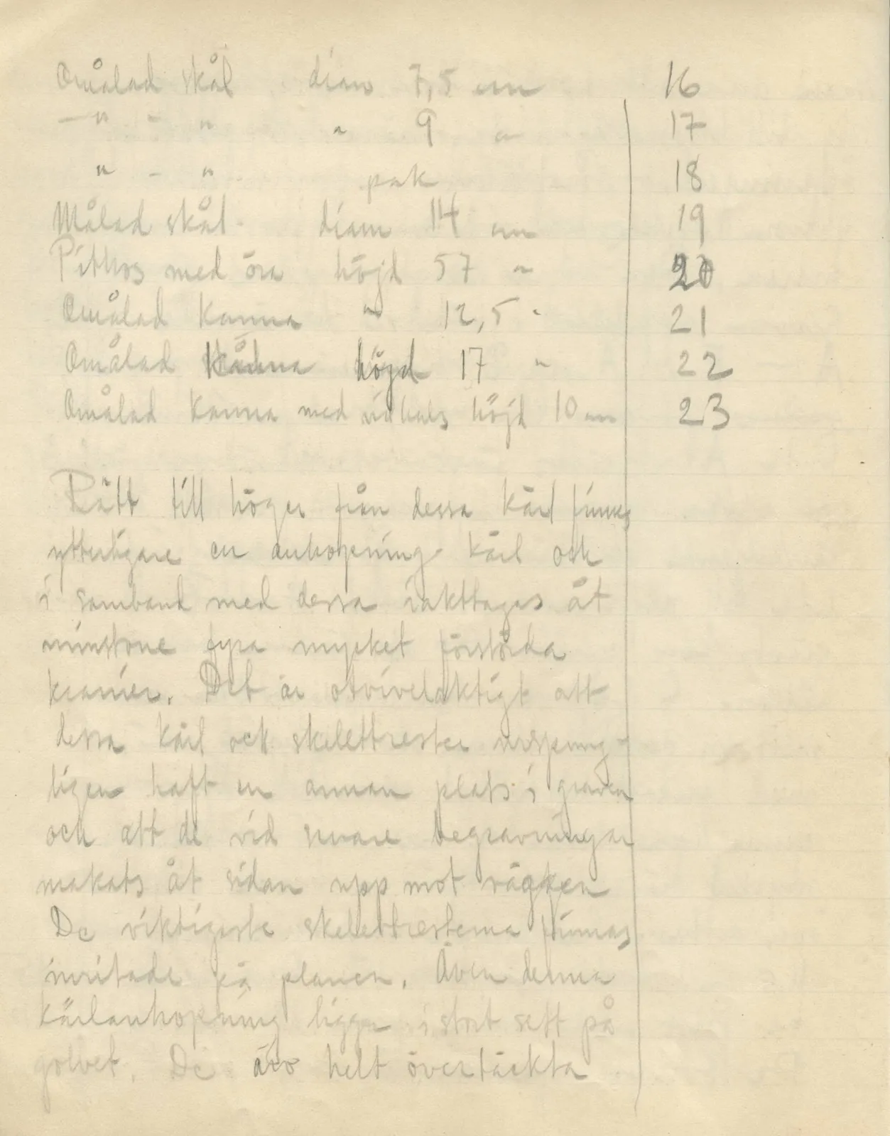 Scan 10 of field diary DII:3b (Vouni, Korakas and the palace), handwritten in Swedish. The transcription and translation follow.