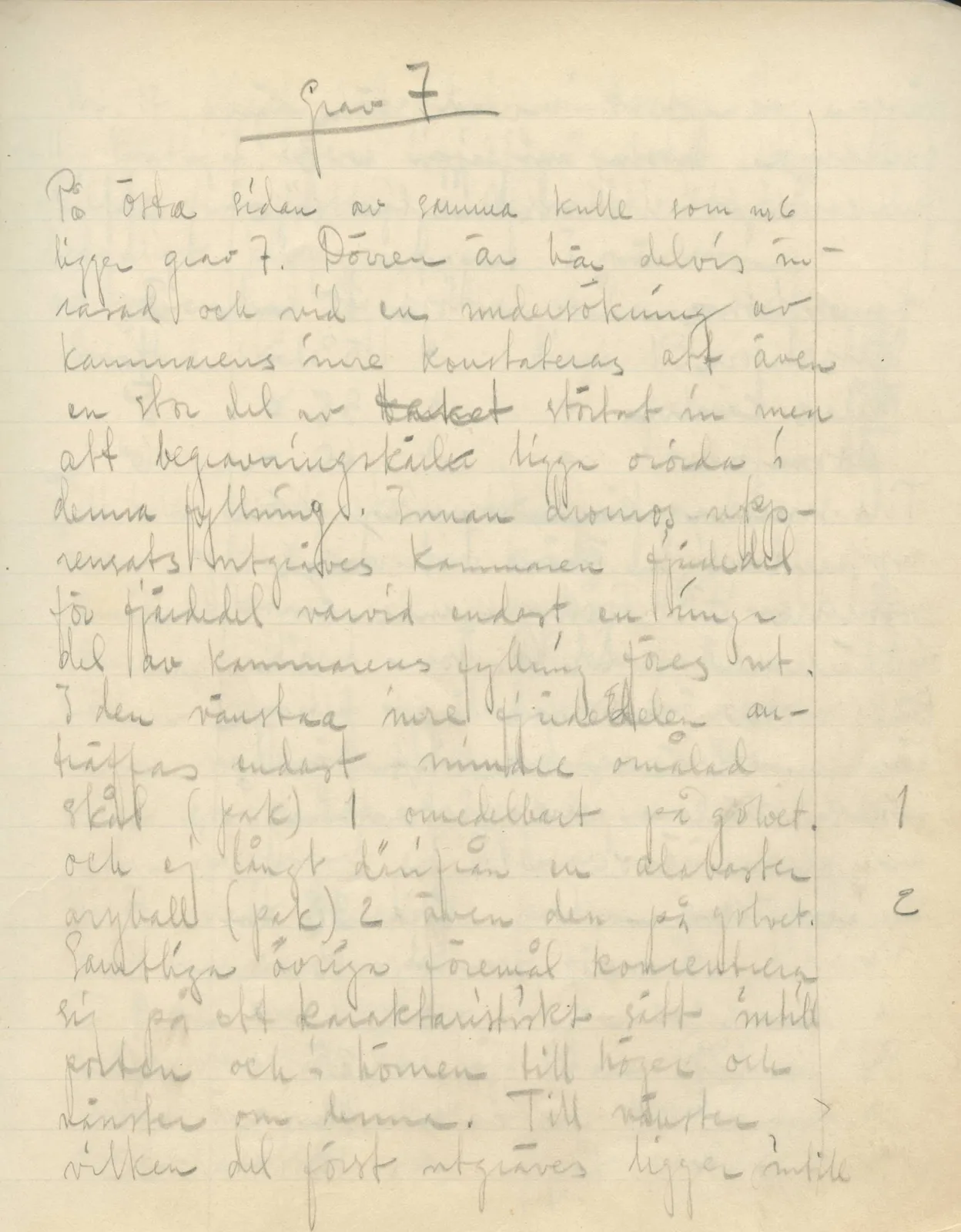 Scan 41 of field diary DII:3b (Vouni, Korakas and the palace), handwritten in Swedish. The transcription and translation follow.