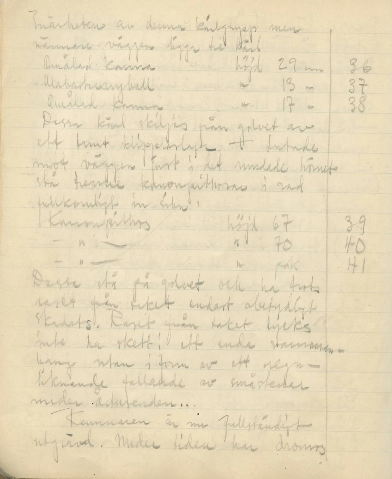 Scan 46 of field diary DII:3b (Vouni, Korakas and the palace), handwritten in Swedish. The transcription and translation follow.