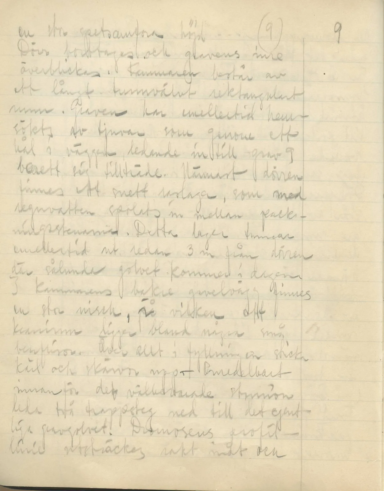 Scan 52 of field diary DII:3b (Vouni, Korakas and the palace), handwritten in Swedish. The transcription and translation follow.