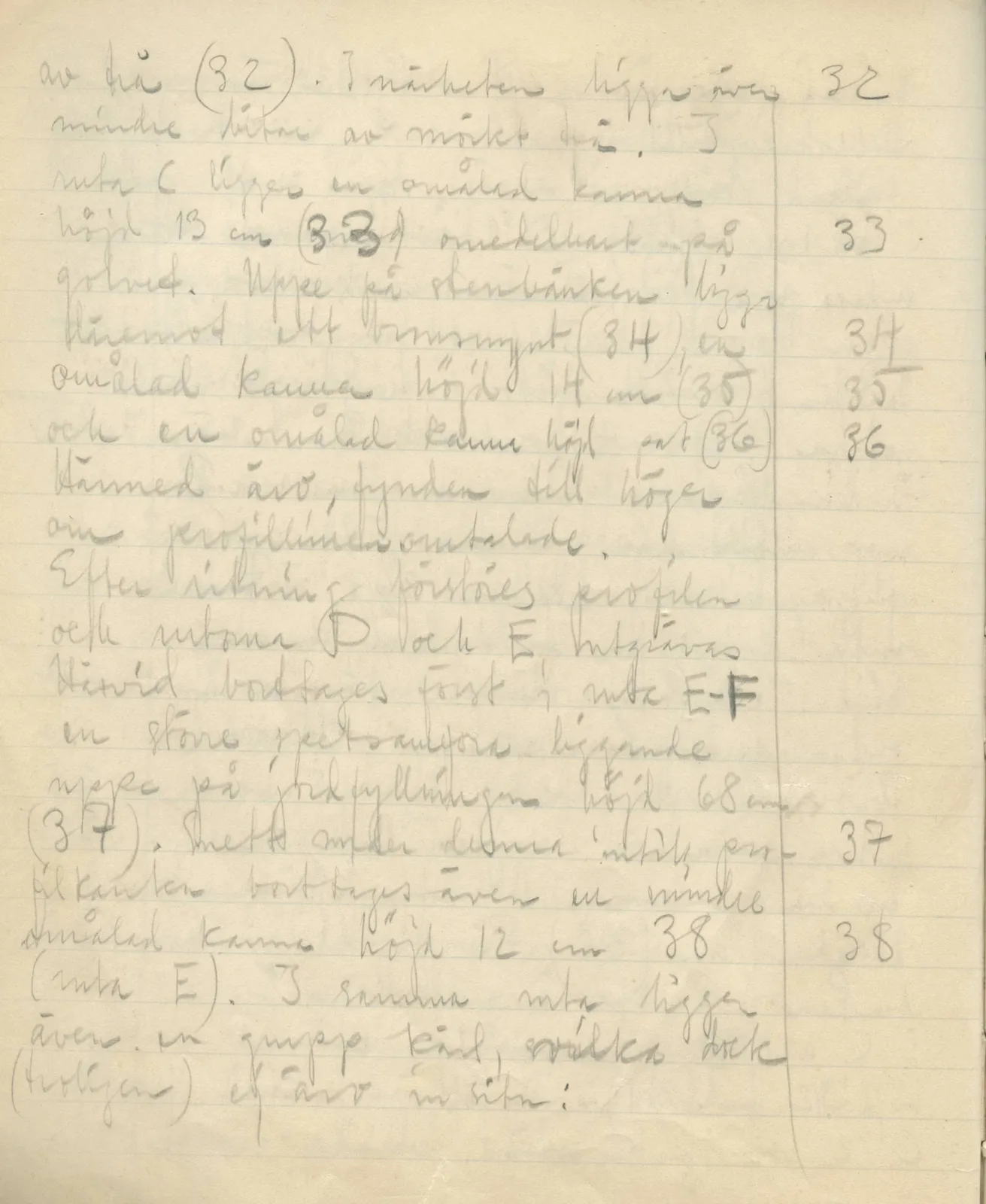 Scan 56 of field diary DII:3b (Vouni, Korakas and the palace), handwritten in Swedish. The transcription and translation follow.