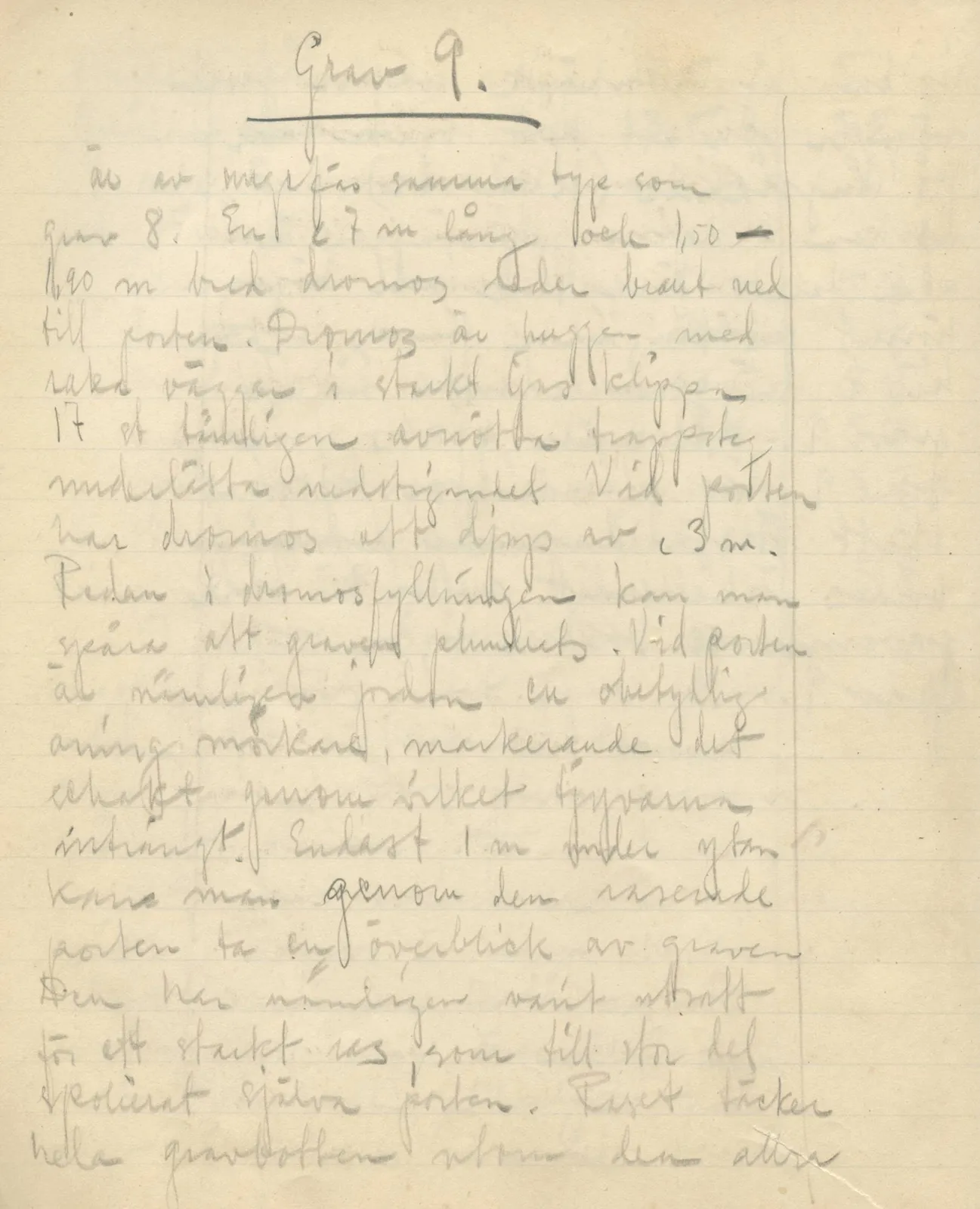 Scan 60 of field diary DII:3b (Vouni, Korakas and the palace), handwritten in Swedish. The transcription and translation follow.