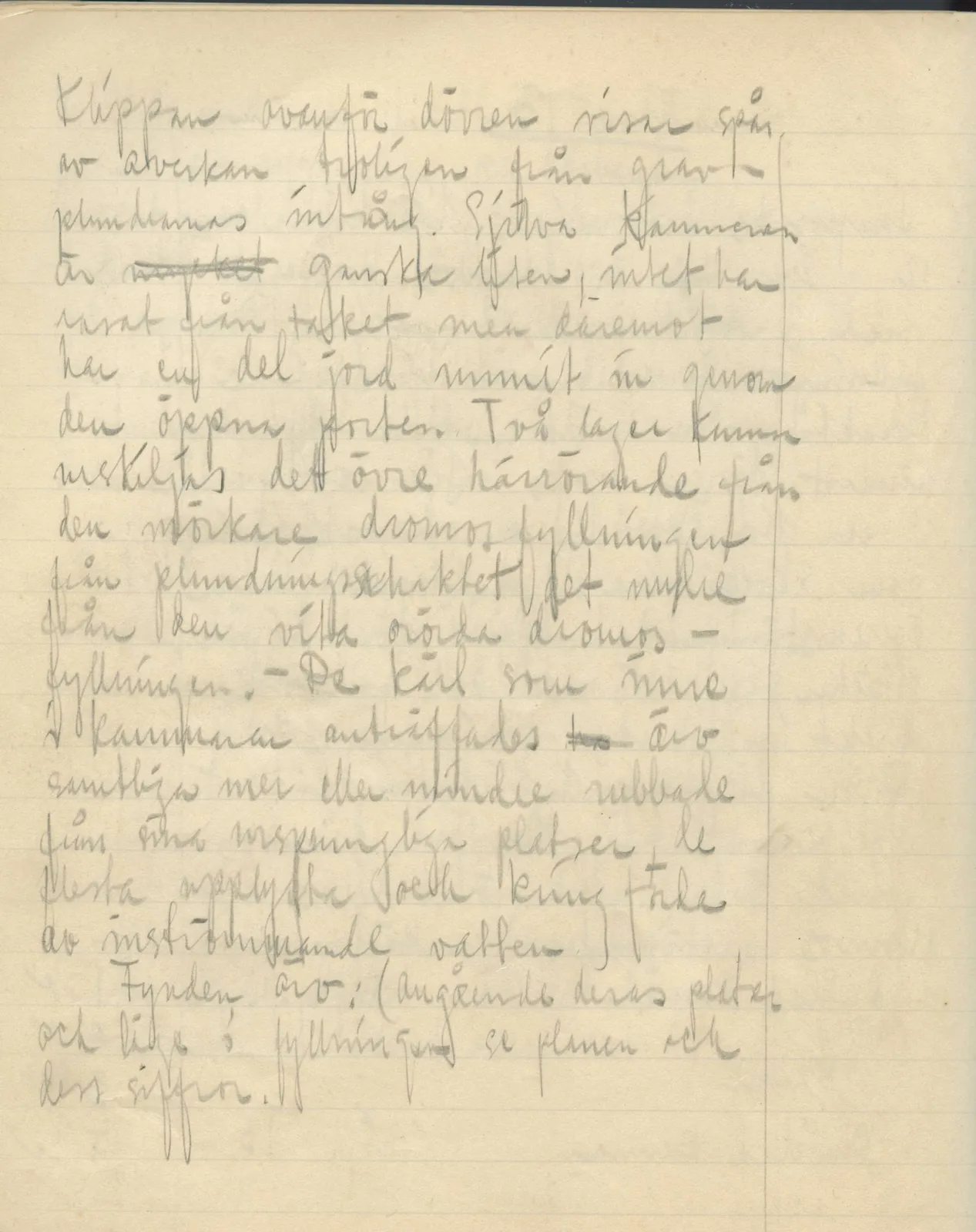 Scan 74 of field diary DII:3b (Vouni, Korakas and the palace), handwritten in Swedish. The transcription and translation follow.