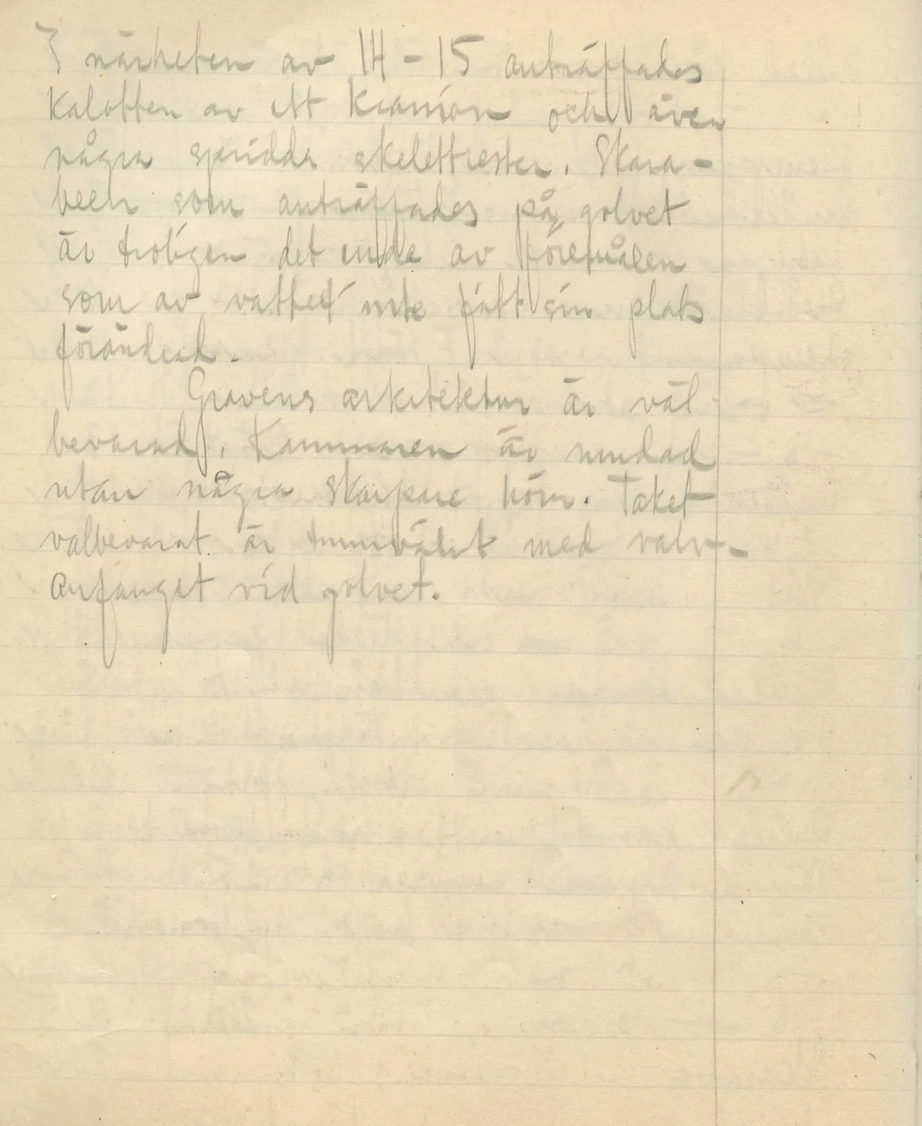 Scan 76 of field diary DII:3b (Vouni, Korakas and the palace), handwritten in Swedish. The transcription and translation follow.