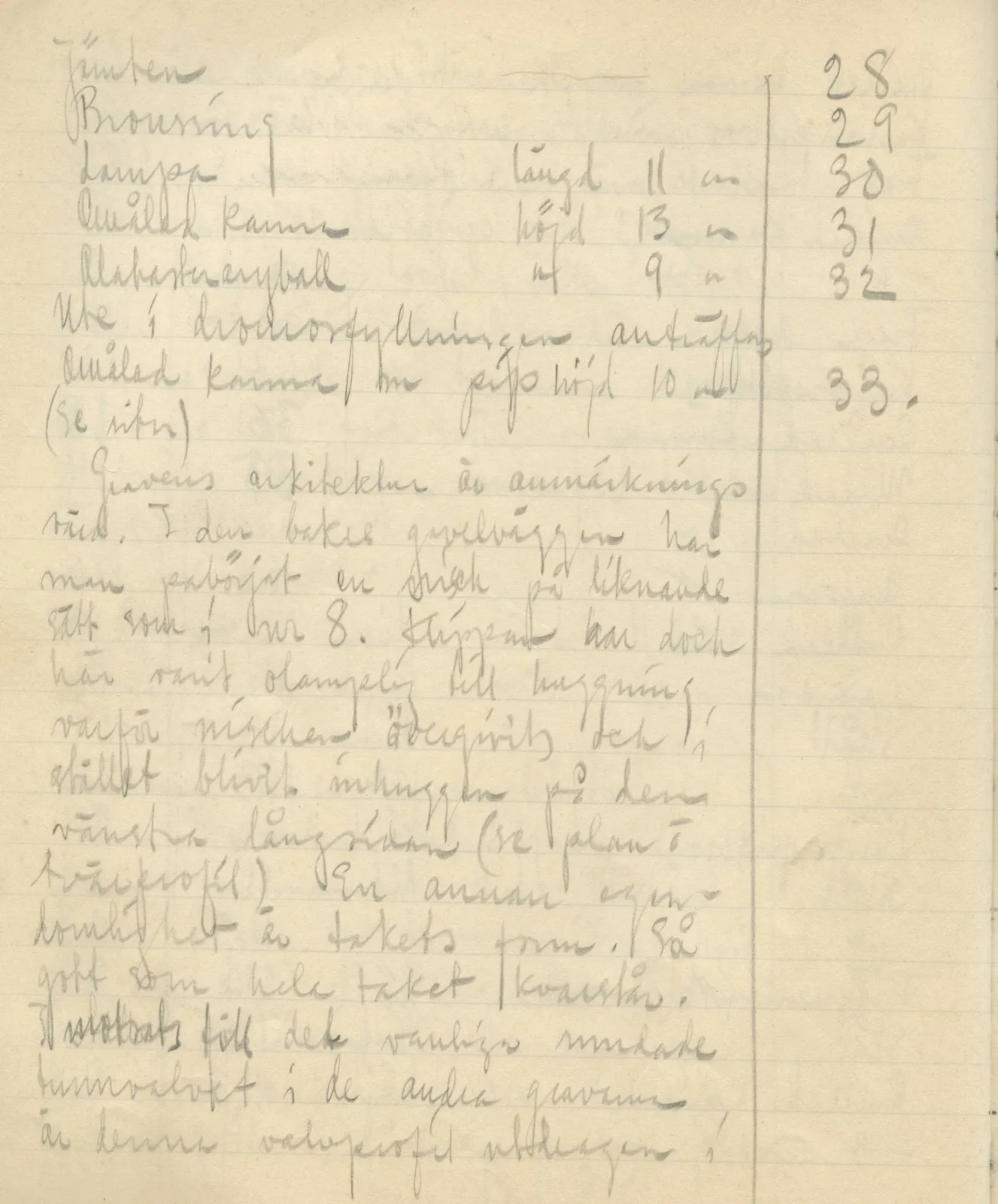 Scan 80 of field diary DII:3b (Vouni, Korakas and the palace), handwritten in Swedish. The transcription and translation follow.
