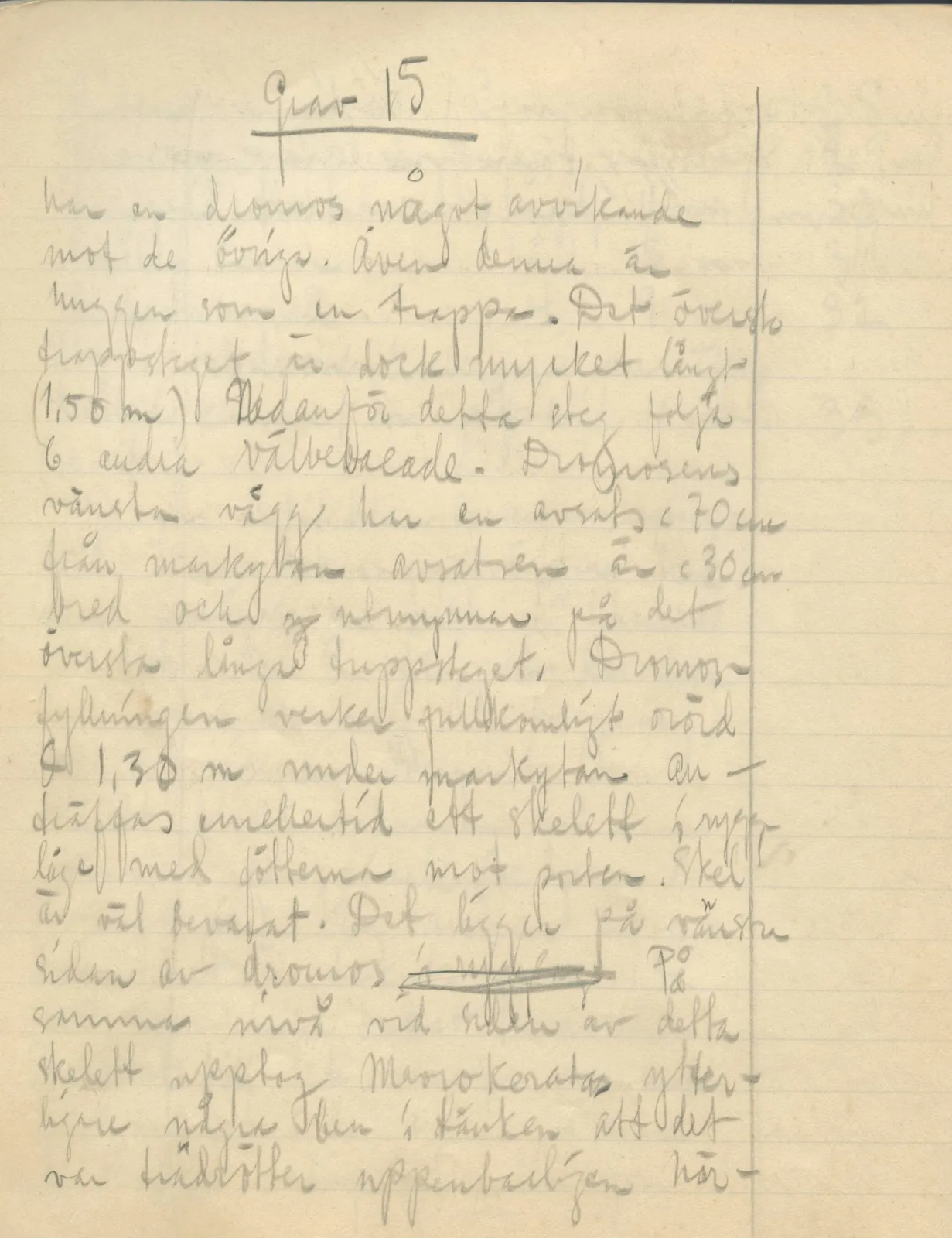 Scan 82 of field diary DII:3b (Vouni, Korakas and the palace), handwritten in Swedish. The transcription and translation follow.