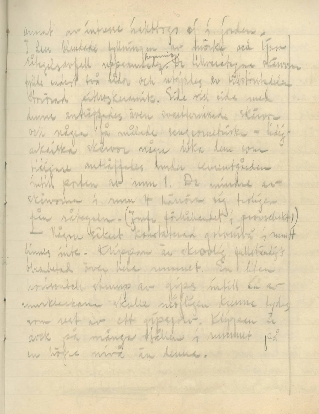 Scan 93 of field diary DII:3b (Vouni, Korakas and the palace), handwritten in Swedish. The transcription and translation follow.