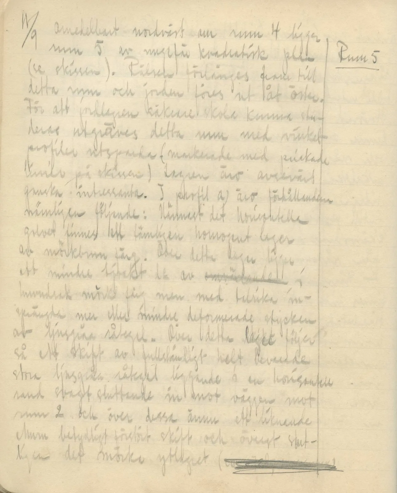 Scan 94 of field diary DII:3b (Vouni, Korakas and the palace), handwritten in Swedish. The transcription and translation follow.