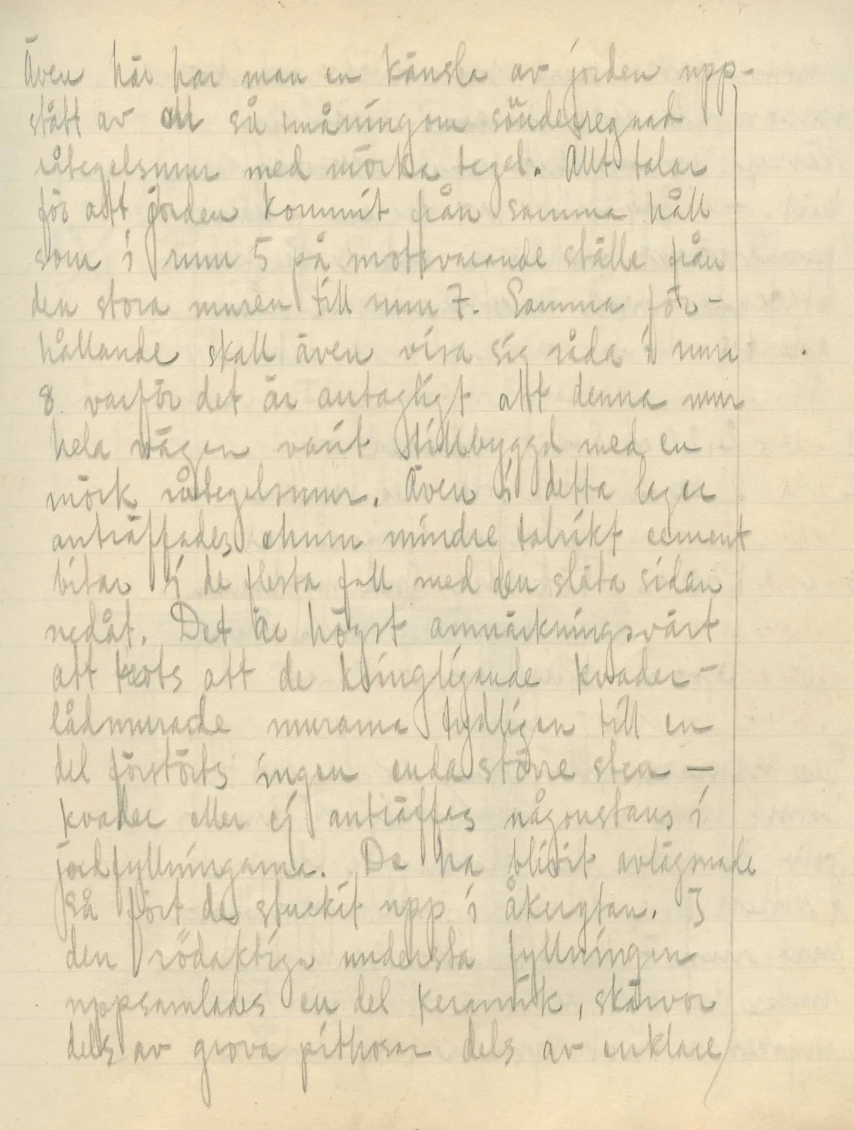 Scan 103 of field diary DII:3b (Vouni, Korakas and the palace), handwritten in Swedish. The transcription and translation follow.
