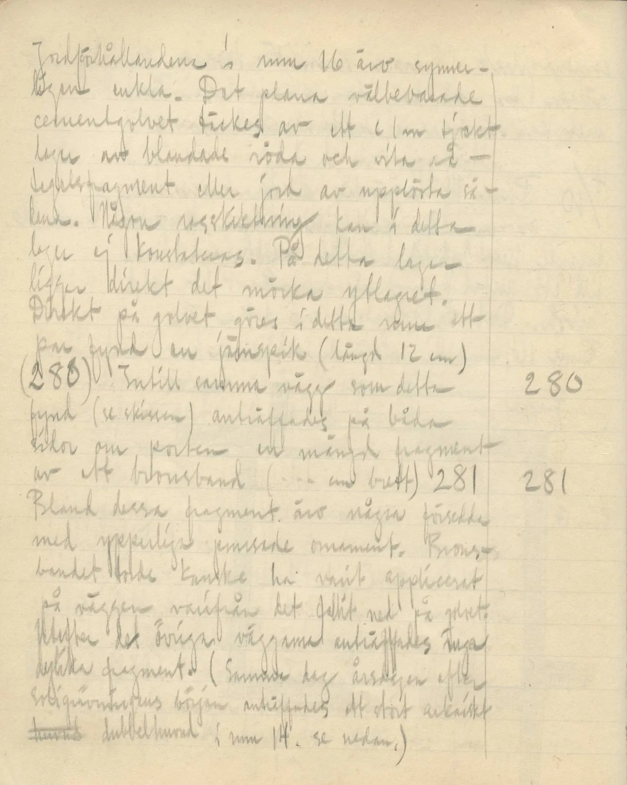 Scan 130 of field diary DII:3b (Vouni, Korakas and the palace), handwritten in Swedish. The transcription and translation follow.