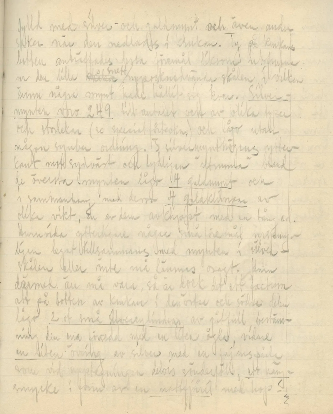 Scan 139 of field diary DII:3b (Vouni, Korakas and the palace), handwritten in Swedish. The transcription and translation follow.