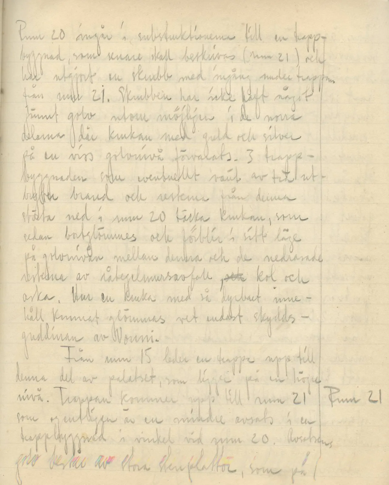 Scan 143 of field diary DII:3b (Vouni, Korakas and the palace), handwritten in Swedish. The transcription and translation follow.