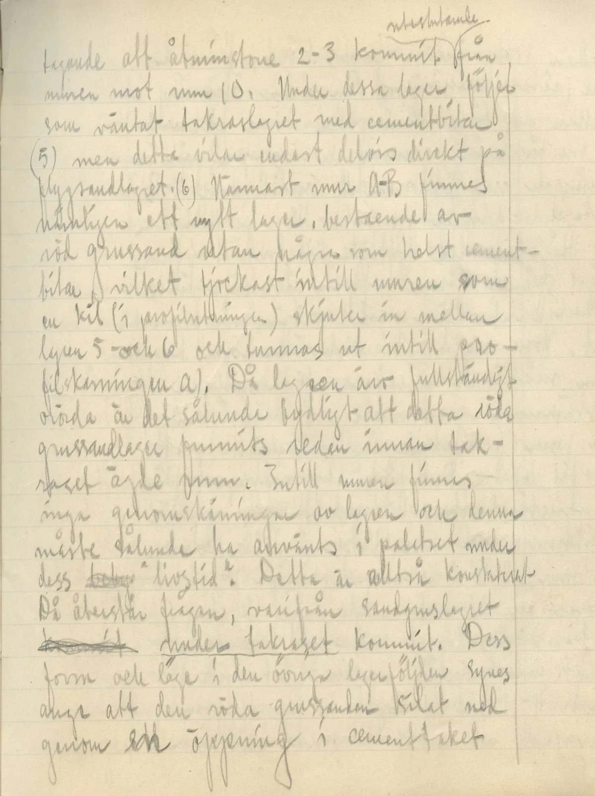 Scan 153 of field diary DII:3b (Vouni, Korakas and the palace), handwritten in Swedish. The transcription and translation follow.