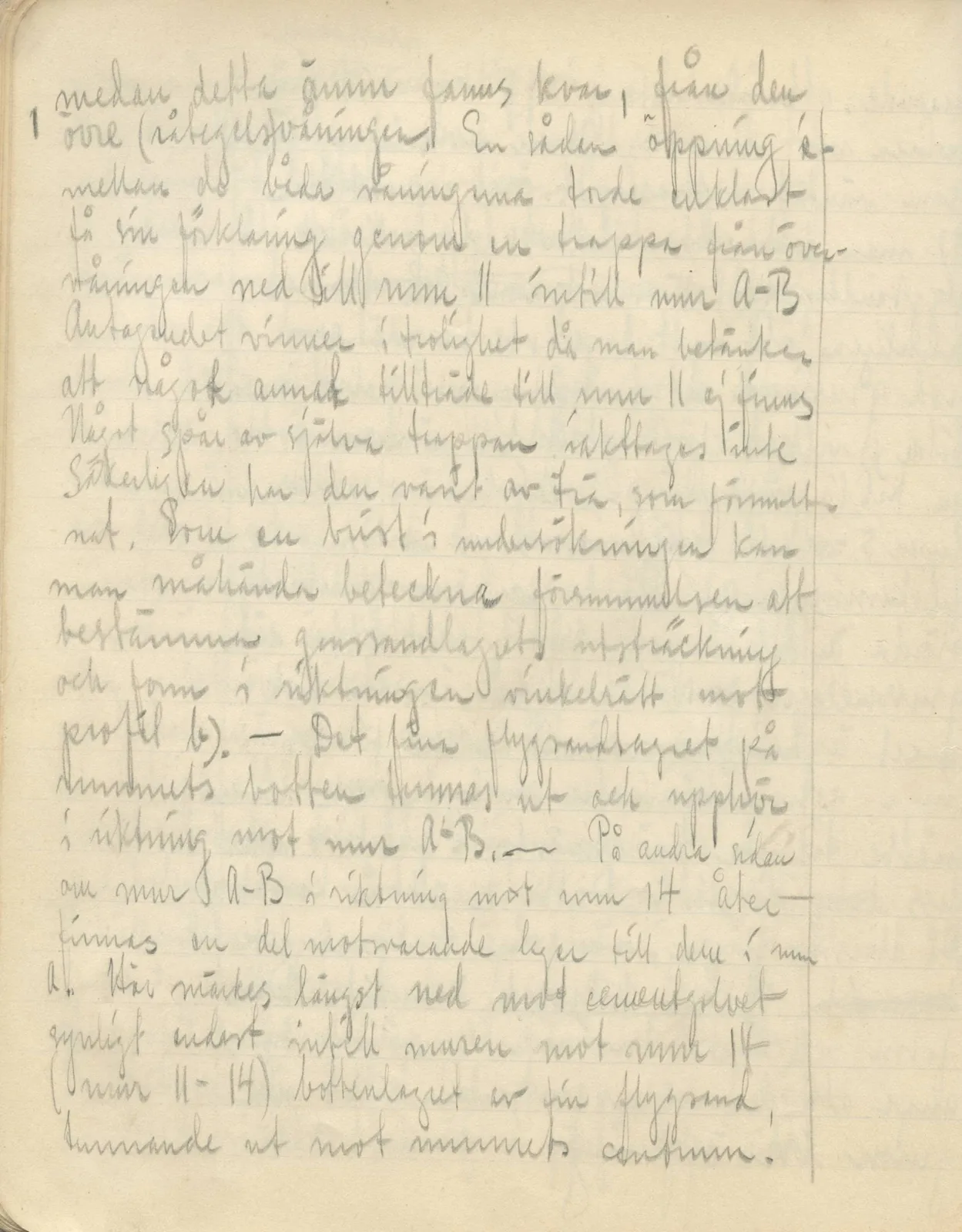Scan 154 of field diary DII:3b (Vouni, Korakas and the palace), handwritten in Swedish. The transcription and translation follow.