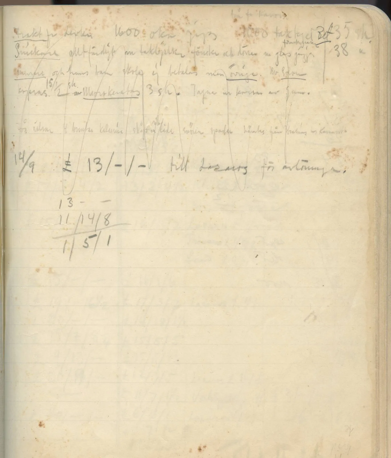 Scan 160 of field diary DII:3b (Vouni, Korakas and the palace), handwritten in Swedish. The transcription and translation follow.