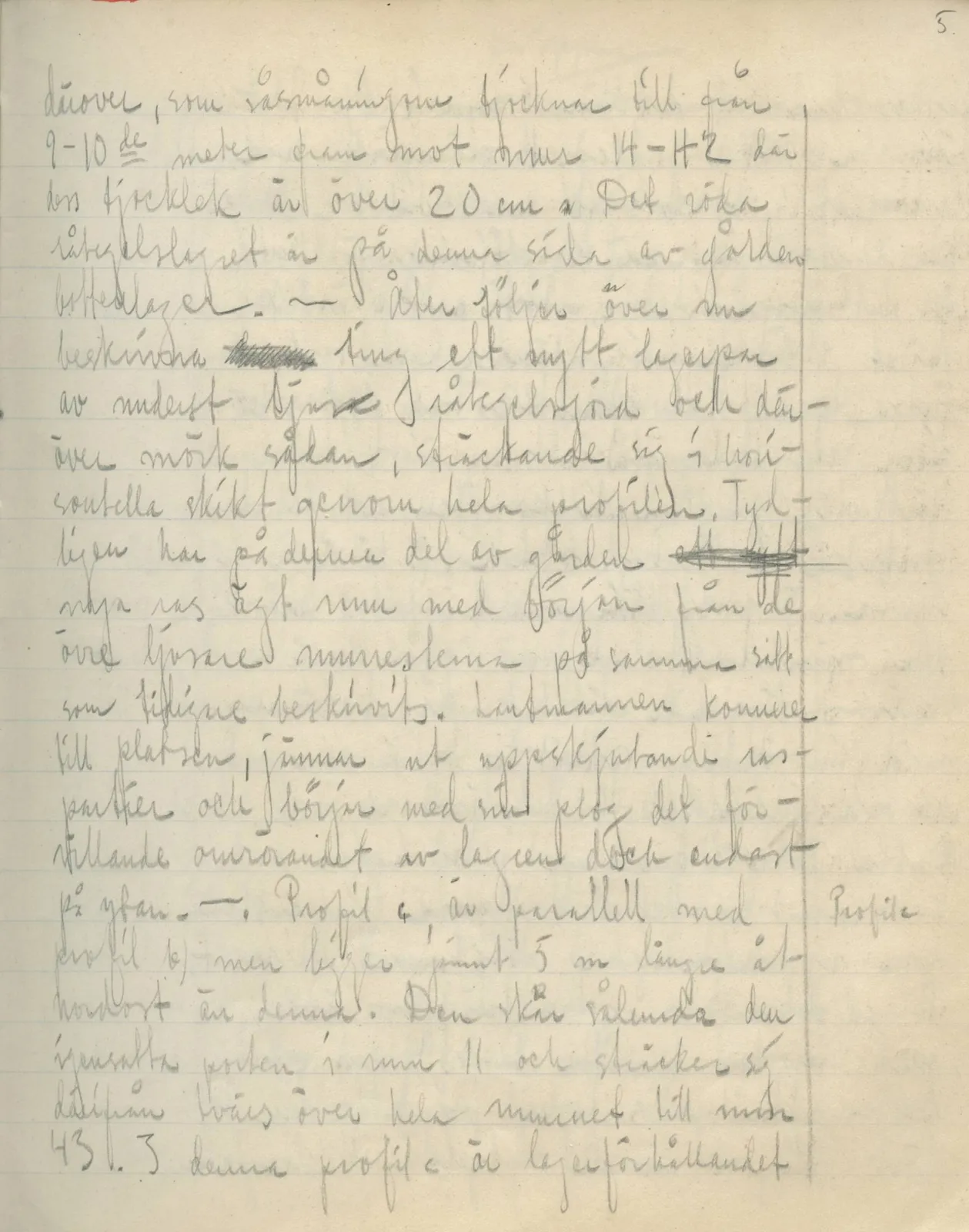 Scan 35 of field diary DII:3c (Petra tou Limniti and Vouni), handwritten in Swedish. The transcription and translation follow.