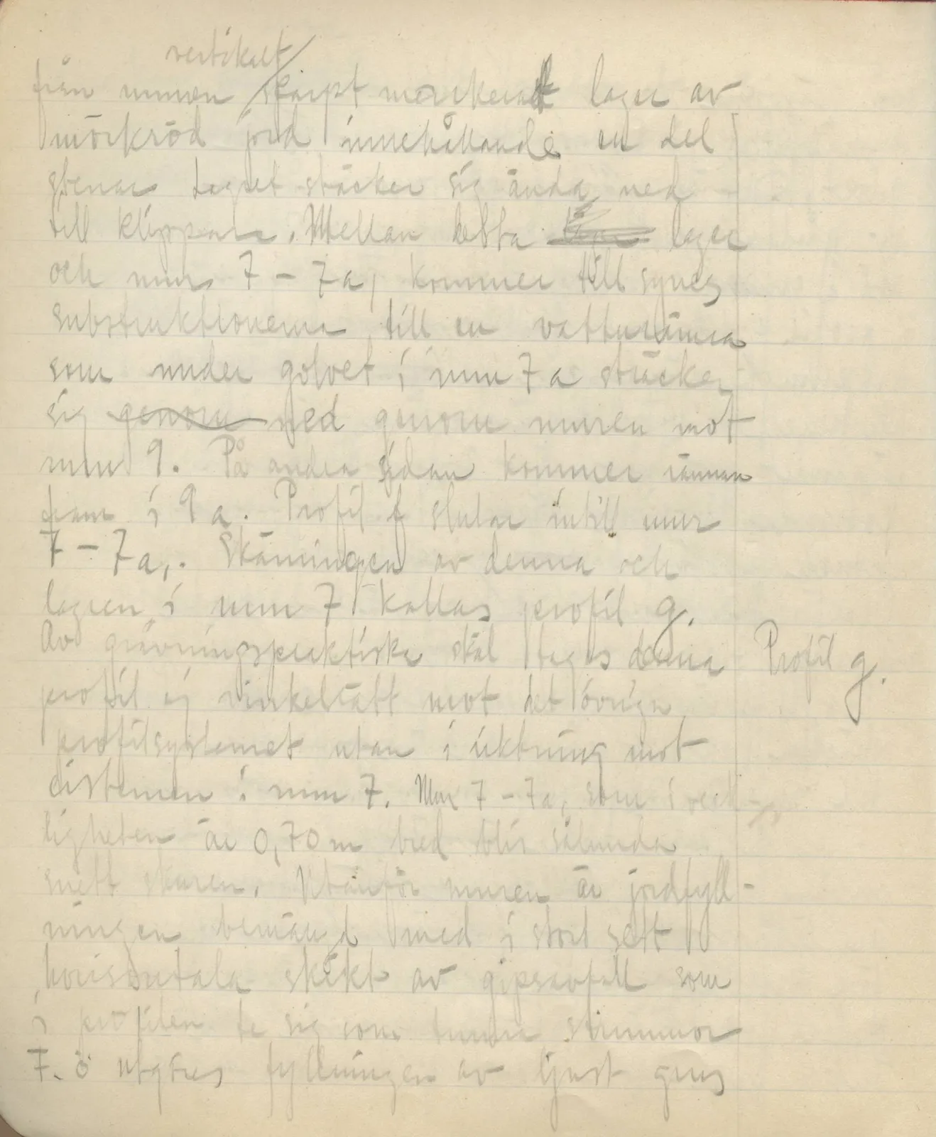 Scan 62 of field diary DII:3c (Petra tou Limniti and Vouni), handwritten in Swedish. The transcription and translation follow.