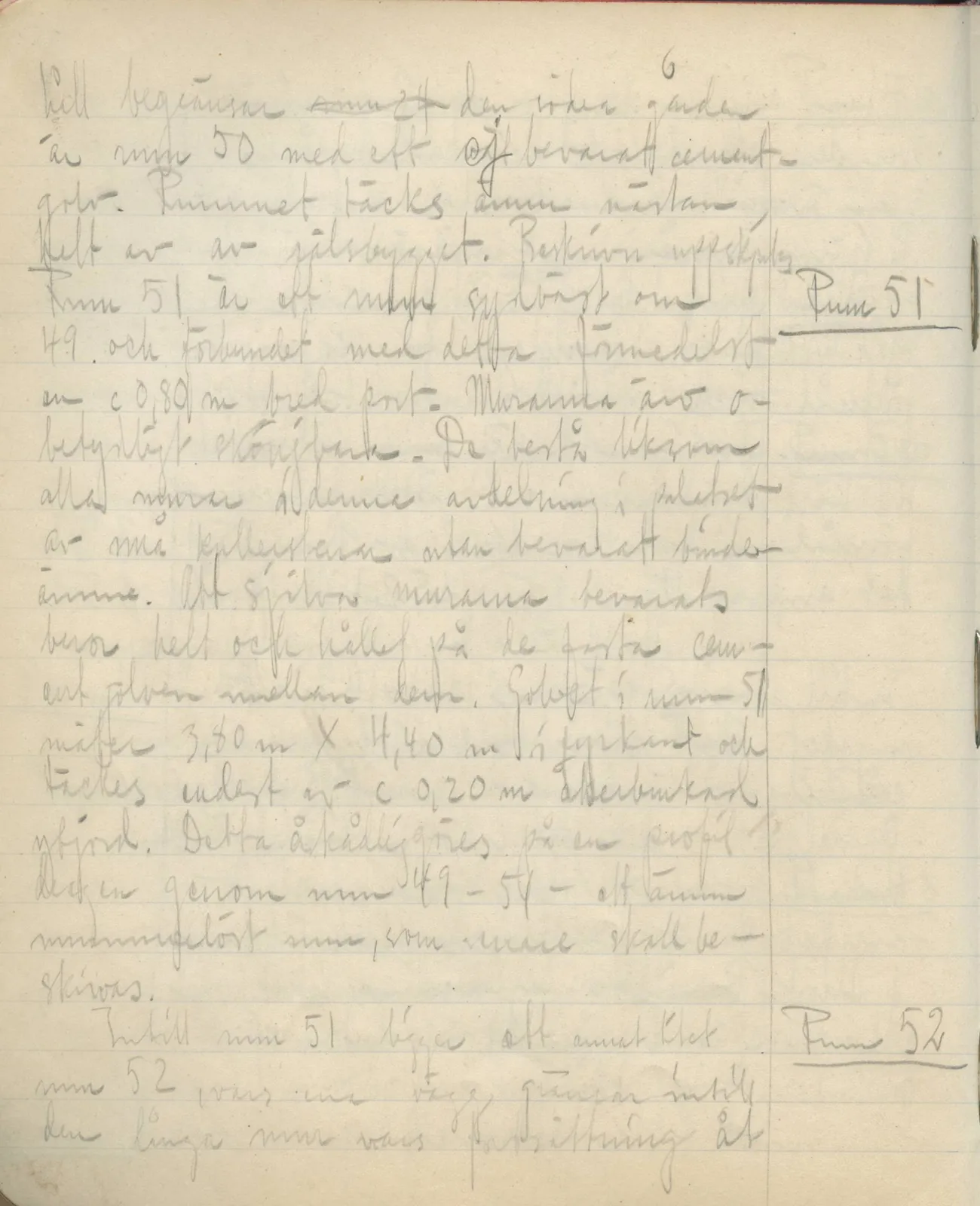 Scan 76 of field diary DII:3c (Petra tou Limniti and Vouni), handwritten in Swedish. The transcription and translation follow.
