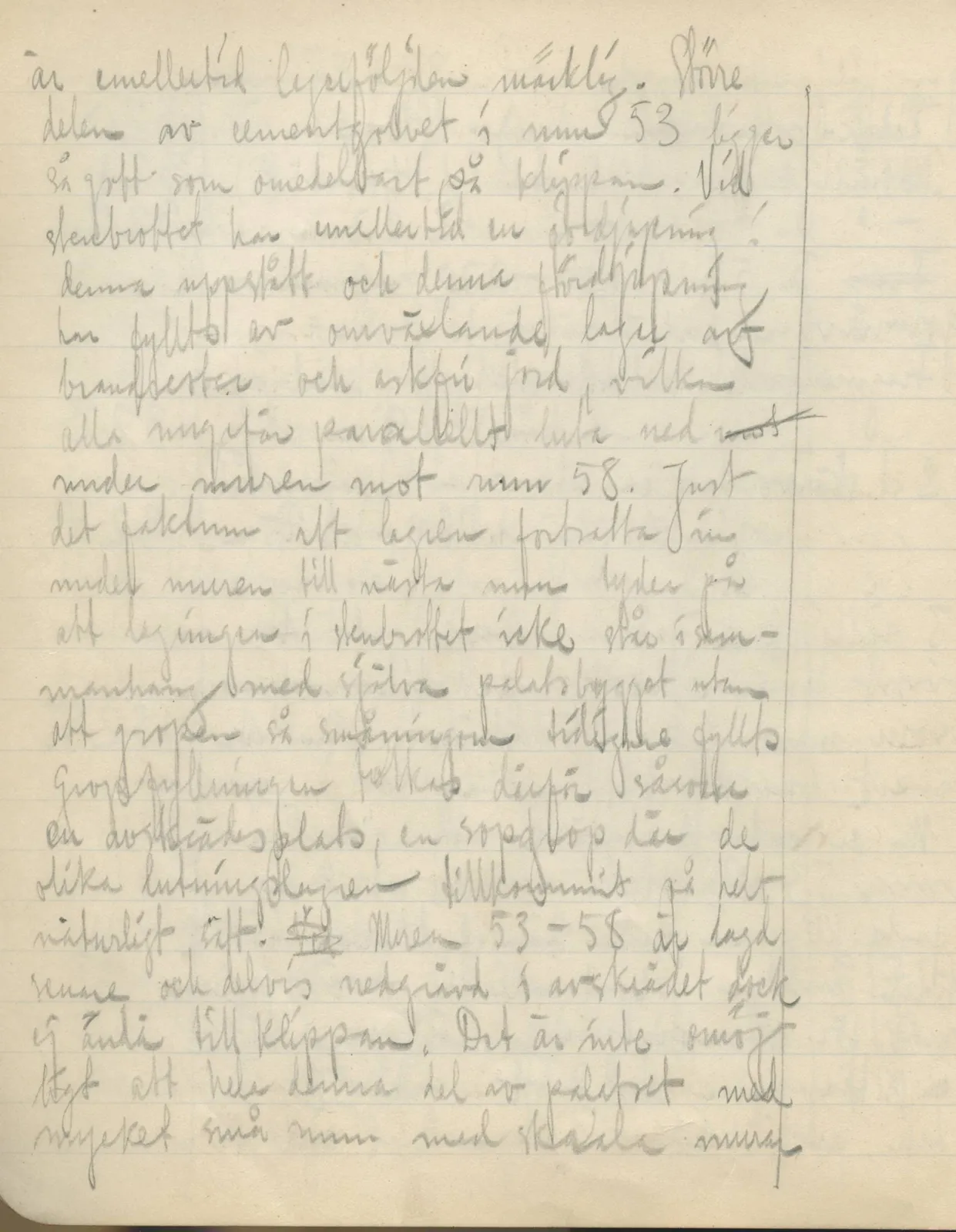 Scan 80 of field diary DII:3c (Petra tou Limniti and Vouni), handwritten in Swedish. The transcription and translation follow.