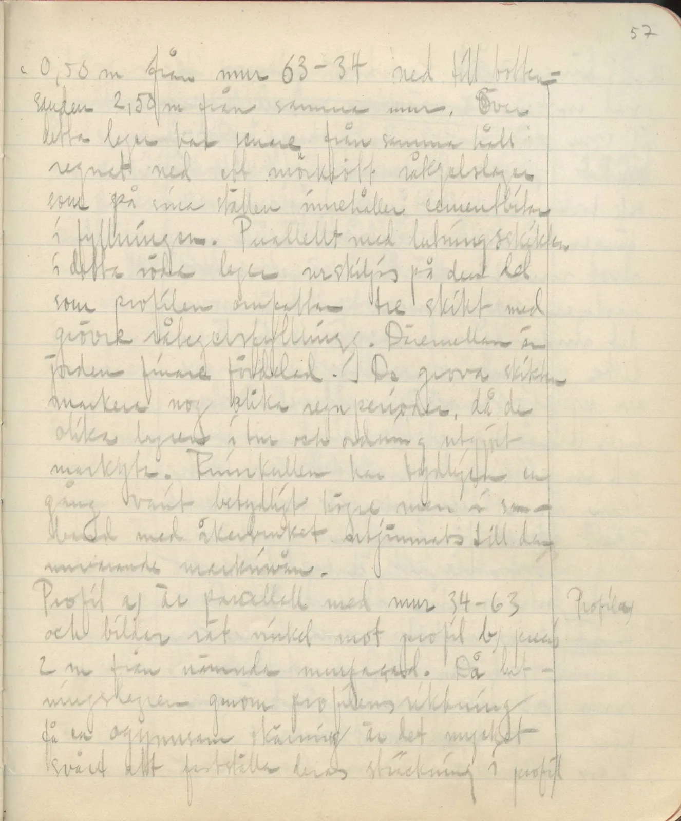 Scan 86 of field diary DII:3c (Petra tou Limniti and Vouni), handwritten in Swedish. The transcription and translation follow.