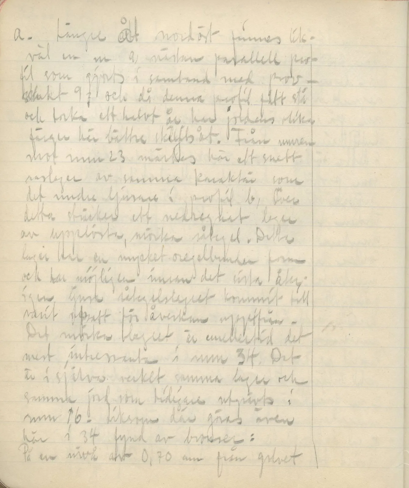 Scan 87 of field diary DII:3c (Petra tou Limniti and Vouni), handwritten in Swedish. The transcription and translation follow.