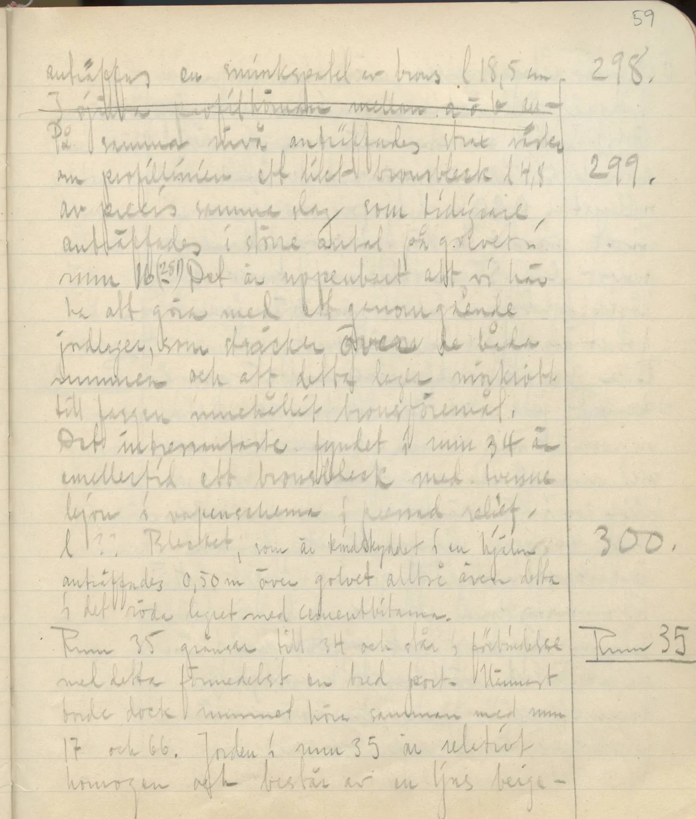 Scan 88 of field diary DII:3c (Petra tou Limniti and Vouni), handwritten in Swedish. The transcription and translation follow.