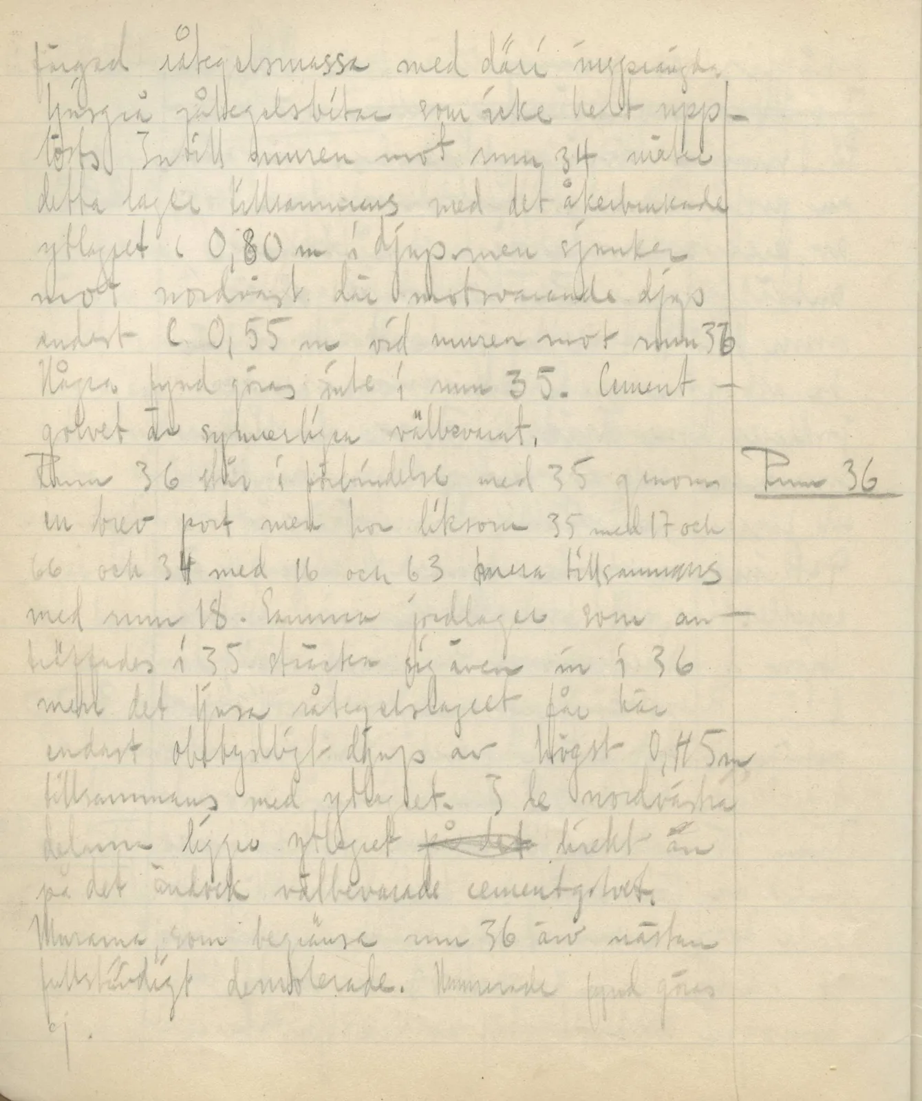 Scan 89 of field diary DII:3c (Petra tou Limniti and Vouni), handwritten in Swedish. The transcription and translation follow.