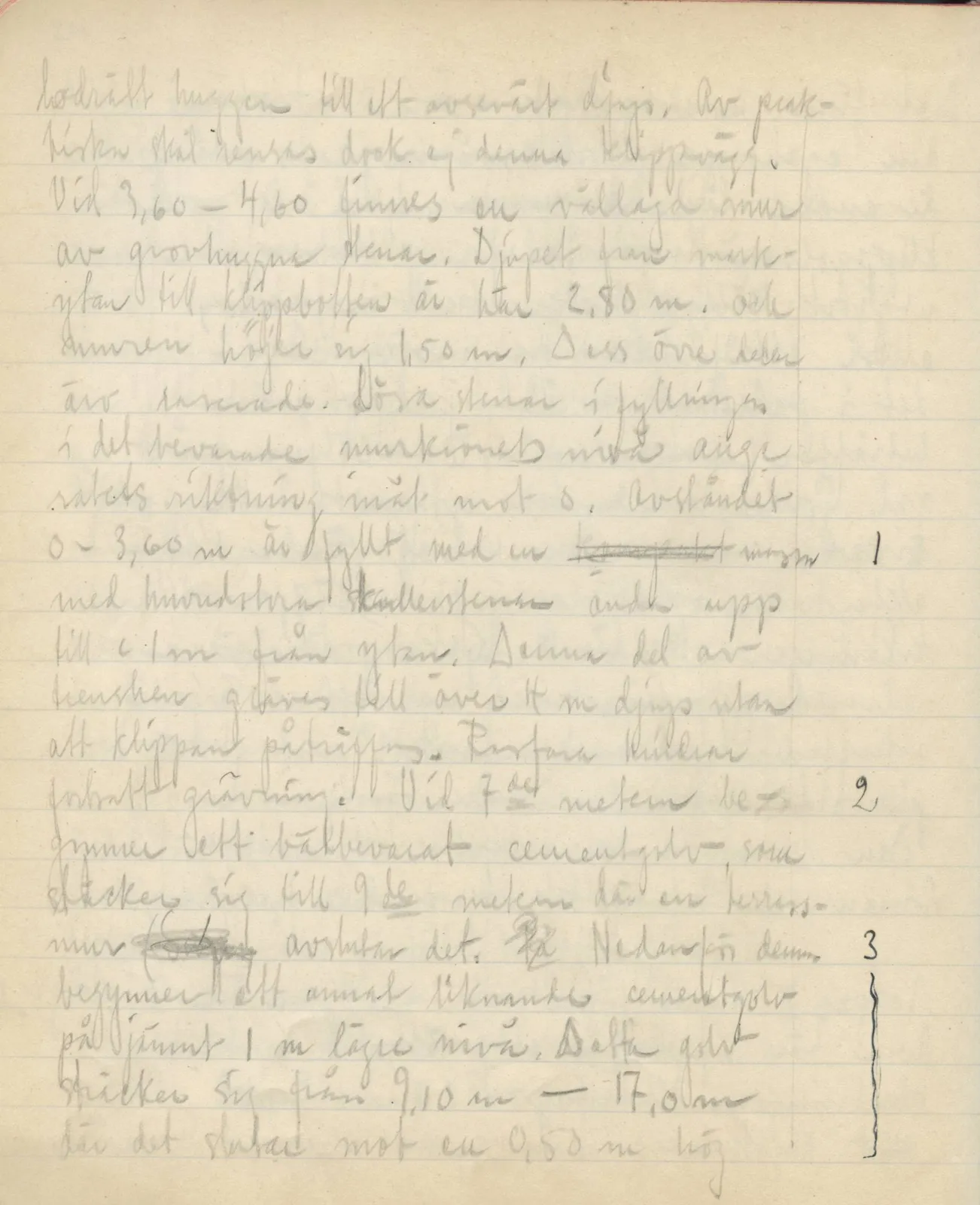 Scan 133 of field diary DII:3c (Petra tou Limniti and Vouni), handwritten in Swedish. The transcription and translation follow.