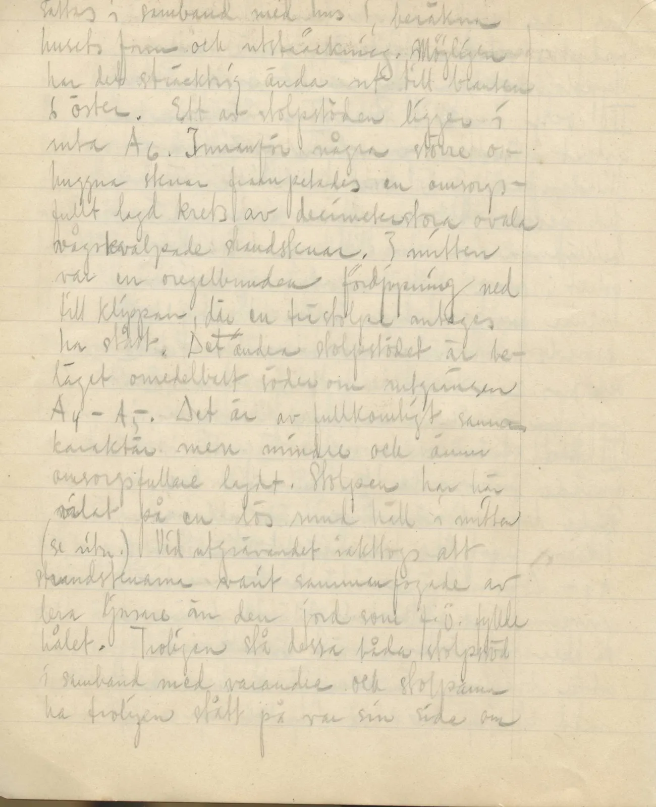 Scan 146 of field diary DII:3c (Petra tou Limniti and Vouni), handwritten in Swedish. The transcription and translation follow.