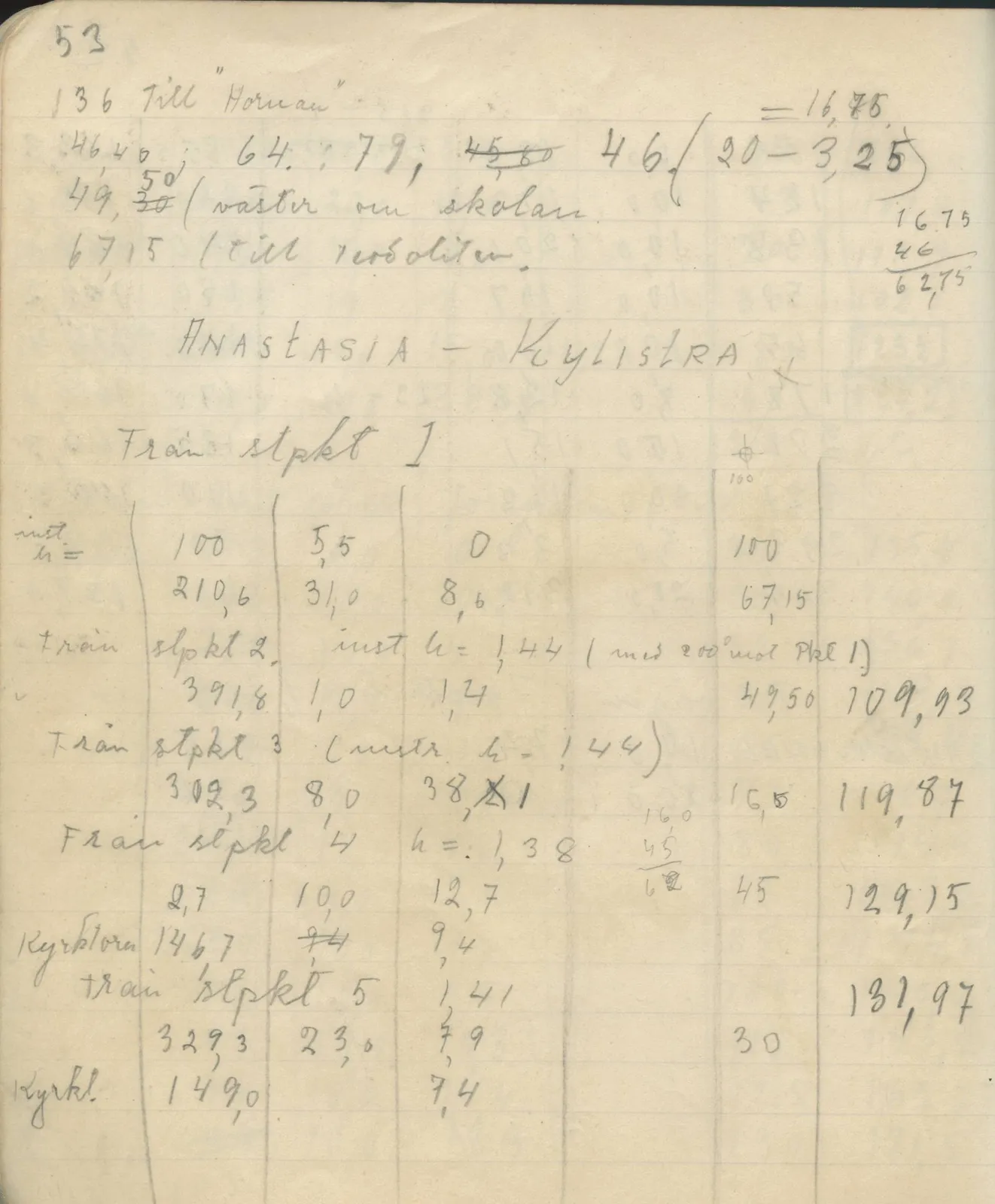 Scan 59 of field diary DII:4a (Survey figures), handwritten in Swedish. The transcription and translation follow.