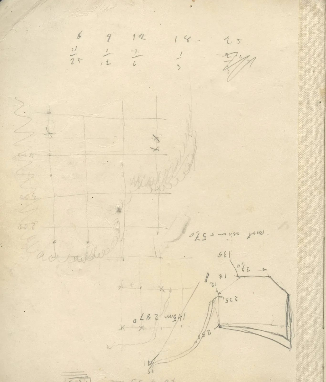 Scan 129 of field diary DII:4a (Survey figures), handwritten in Swedish, with drawings. The transcription and translation follow.