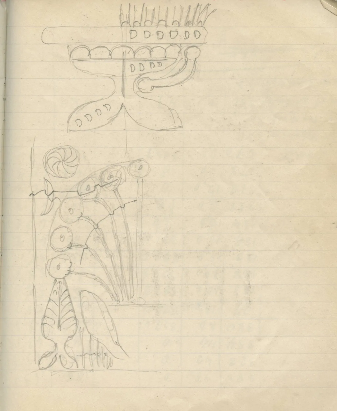 Scan 144 of field diary DII:4a (Survey figures), handwritten in Swedish, with drawings. The transcription and translation follow.