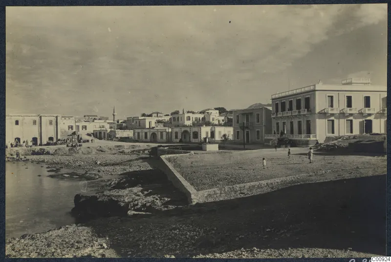 Sea View Hotel, a white two-storey building with balconies on the seafront at Kyrenia