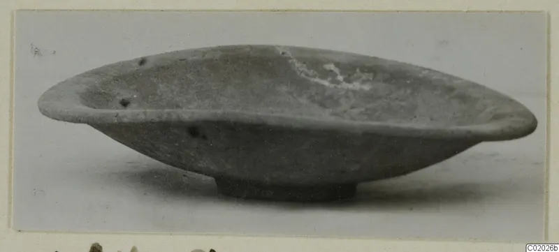 Pottery Plain White VII, a shallow bowl with a flared rim and low ring base