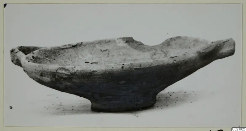 Plain White I-III bowl from Marion with a handle, shown in side view against a light background